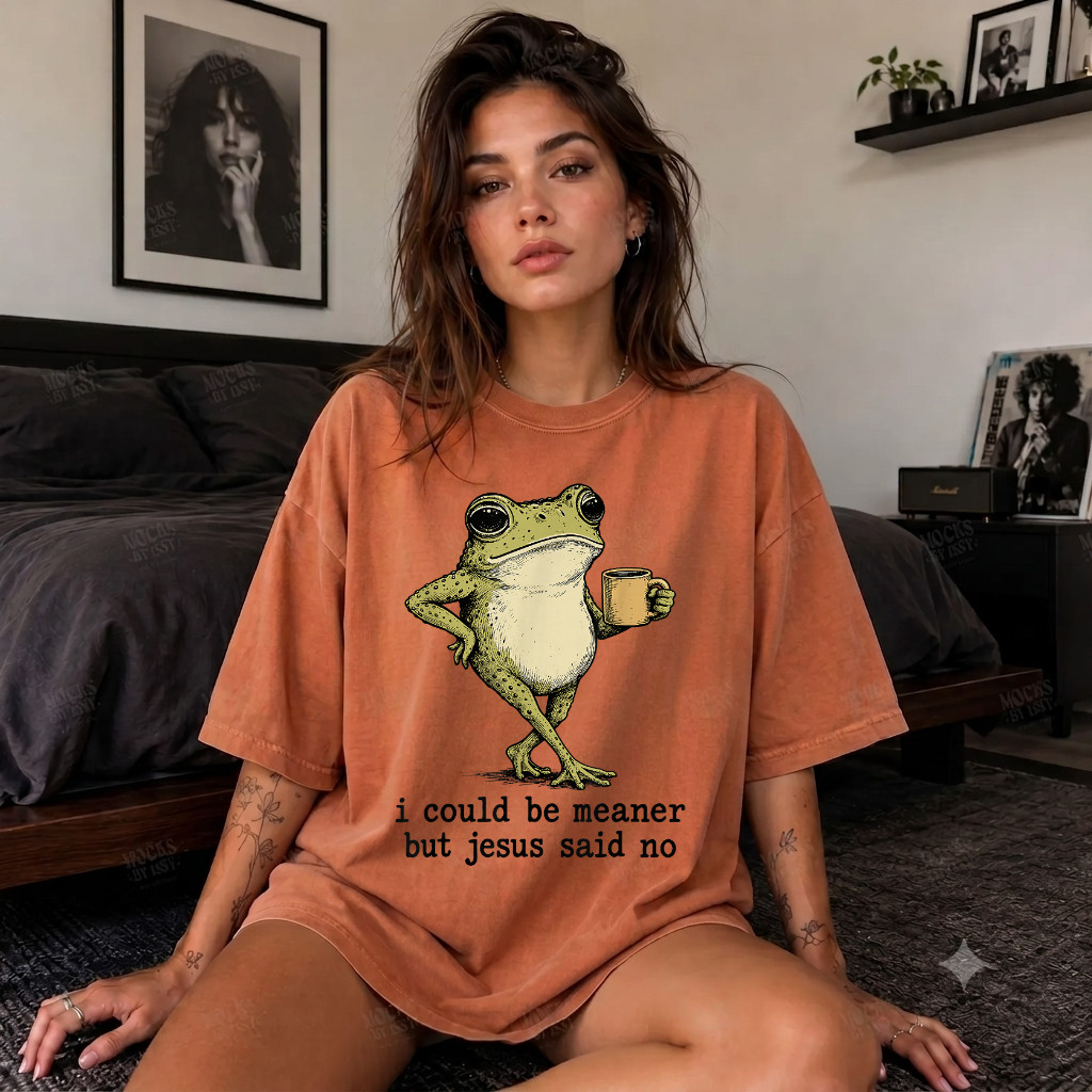 Comfort Colors® I Could Be Meaner But Jesus Said No T-Shirt