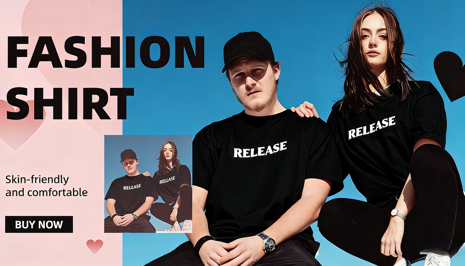 Custom Adult T-Shirt – Front & Back Print with Your Image – Personalized Design