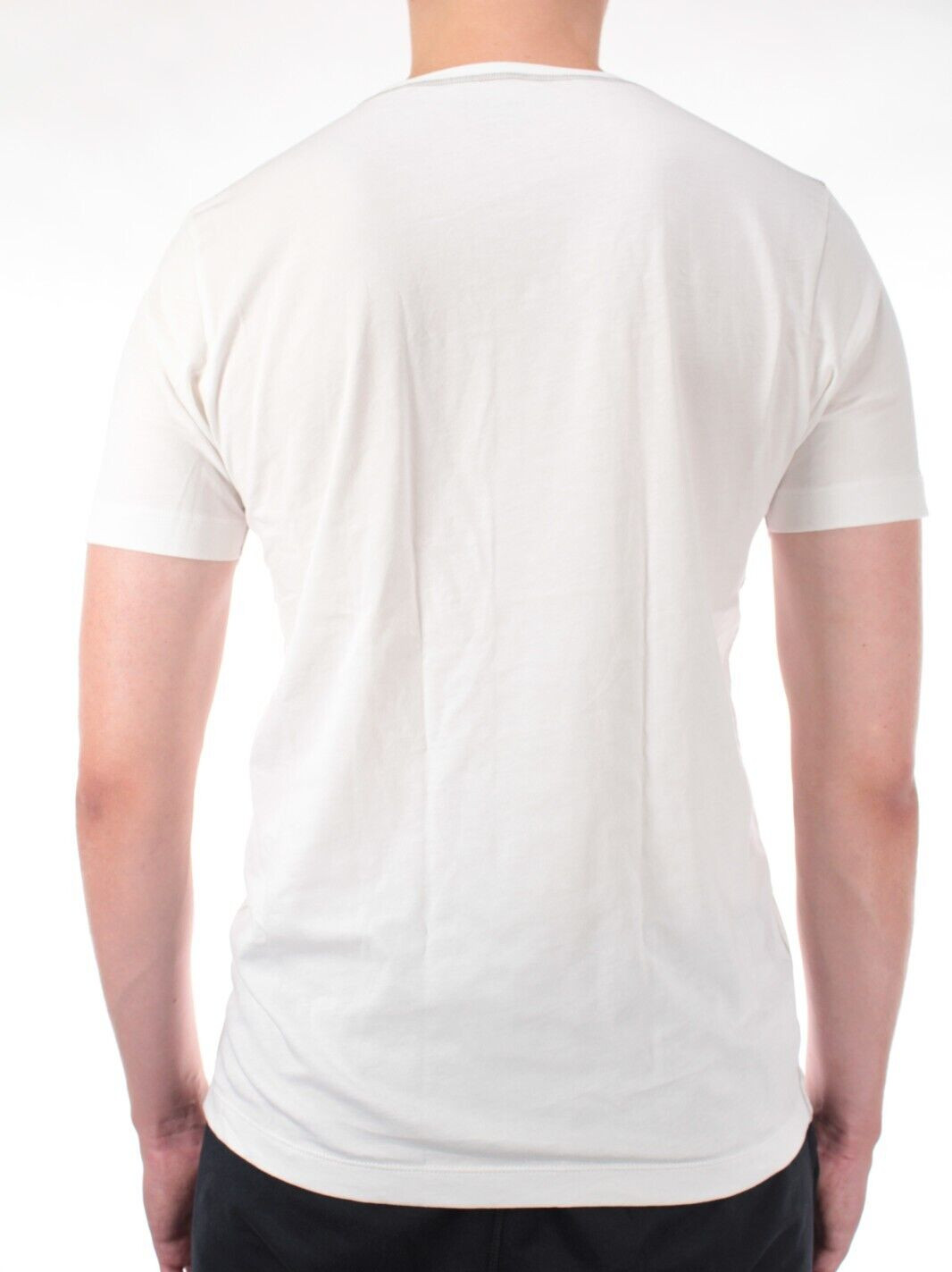 VK Nagrani NWT Luxury Crew Neck T-Shirt for Men – 100% Pima Cotton White X Large