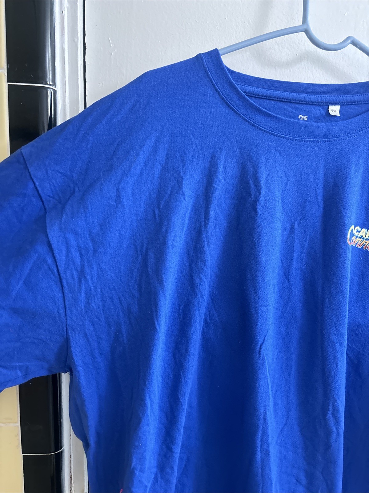 Caribbean Connoisseur T-shirt, Princess Cruises Blue Two-Sided Unisex XXL NWT