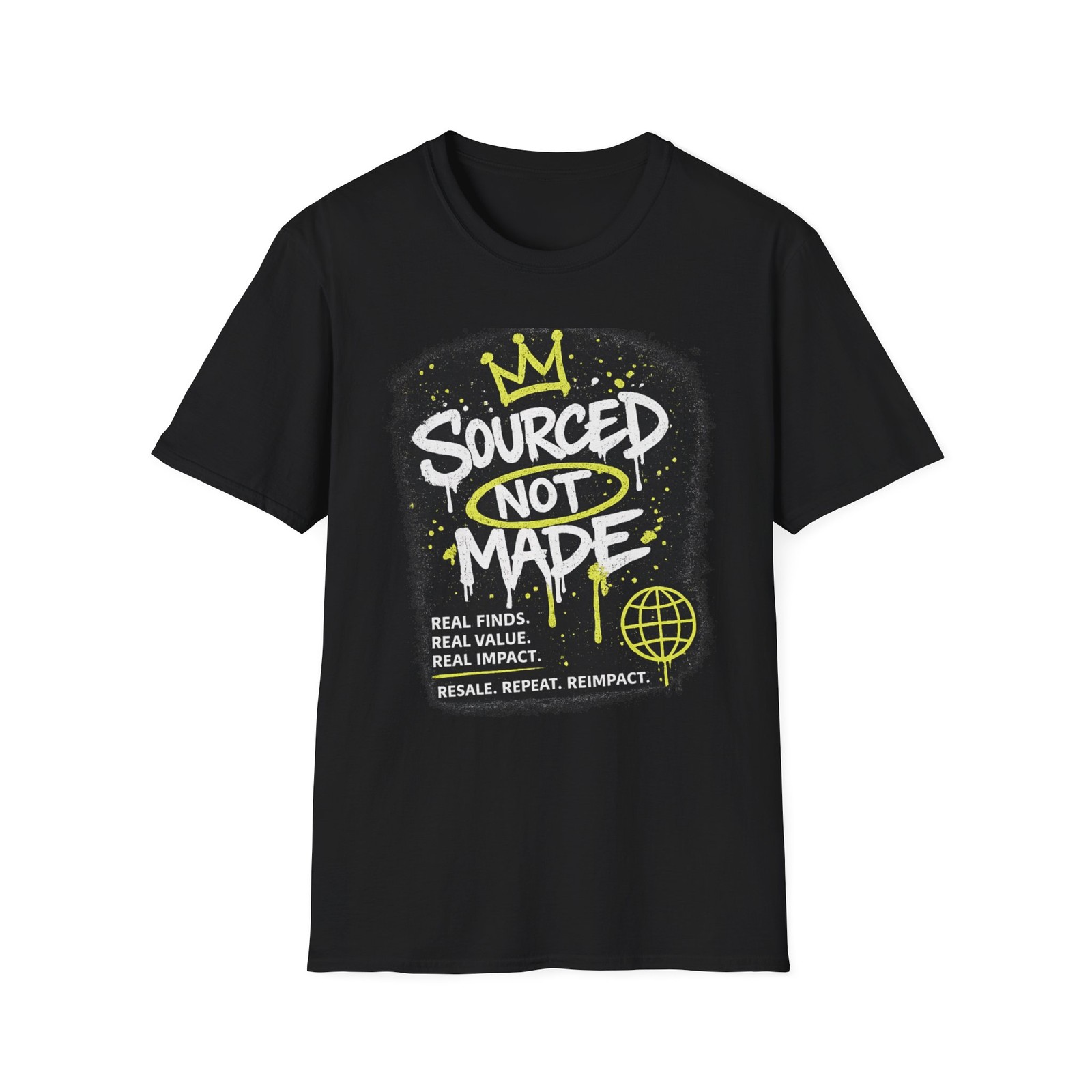 Sourced Non Made – Reseller Thrift Buyer Flipper Unisex Softstyle T-Shirt