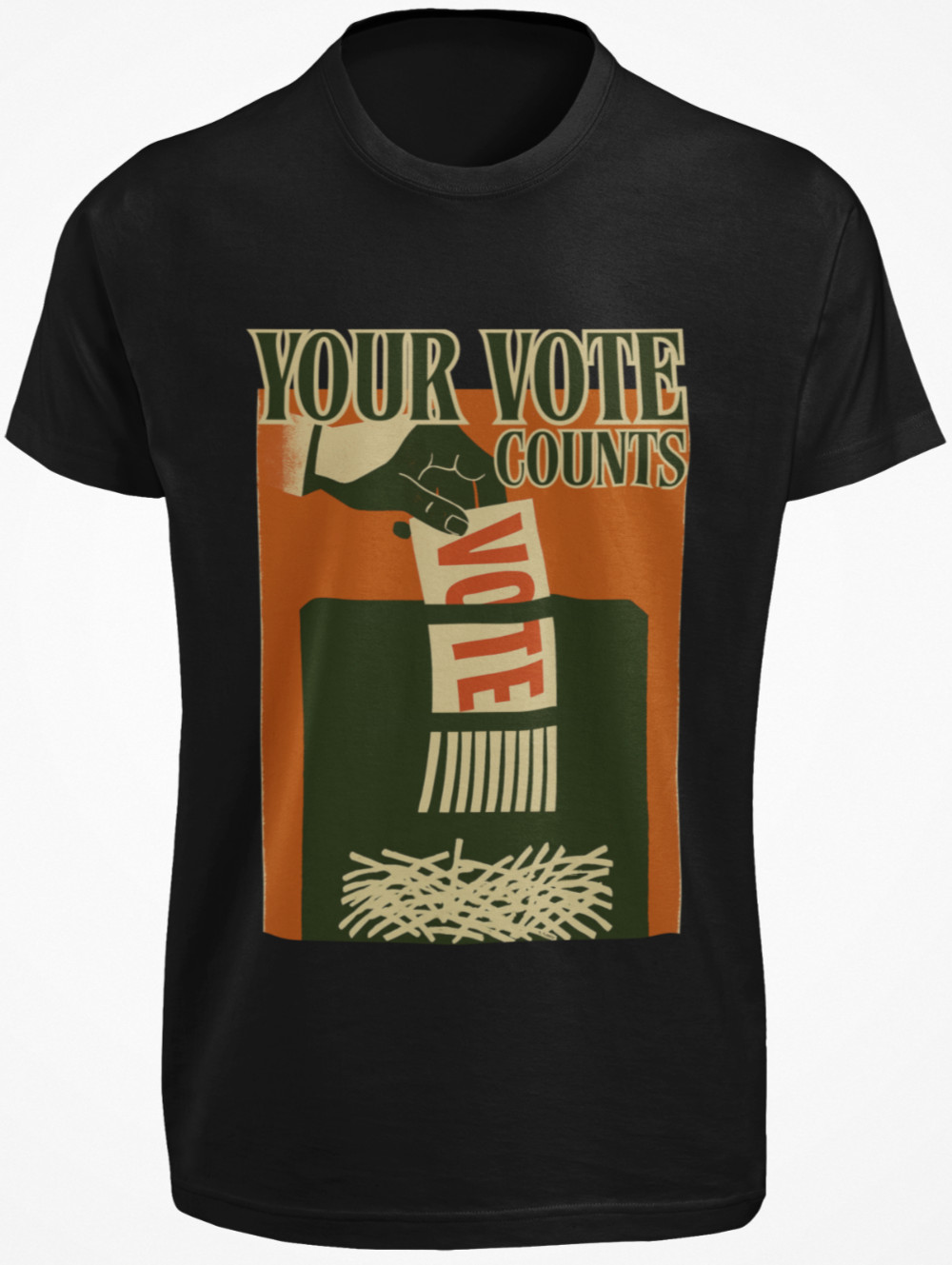 Your Vote Counts T SHIRT George Orwell 1984 Dystopian They Live Movie Quote TEE