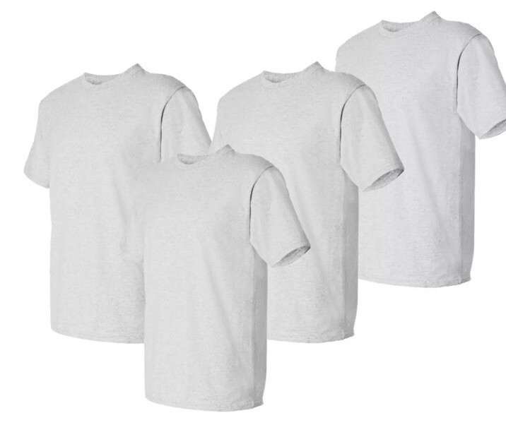 Hanes ComfortSoft® Men’s Short-Sleeve Crewneck T-Shirt 4-Pack O5280 Size Small
