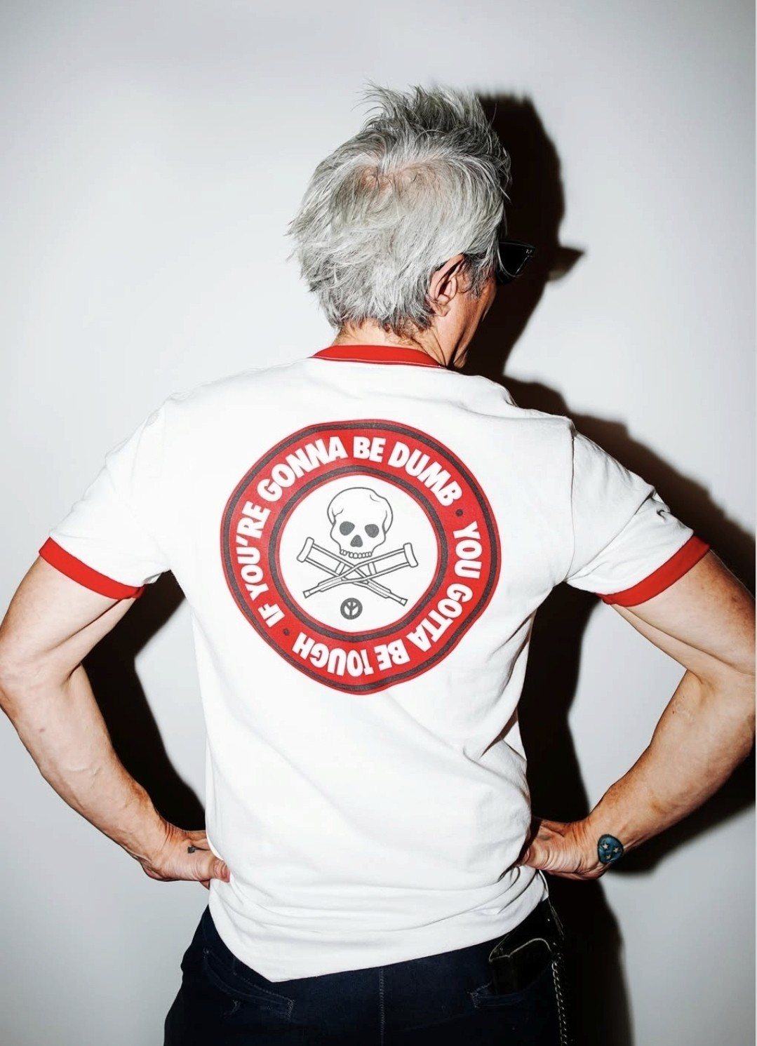 Babylon x Jackass Knoxville Ringer Tee | Size LARGE | 25th Anniversary T-shirt
