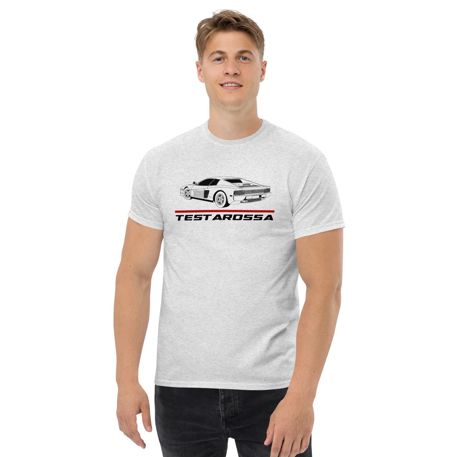 For Ferrari Testarossa 1984 Fans Flat 12 Iconic Supercar T-Shirt Birthday