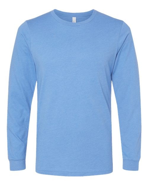 BELLA + CANVAS Heather CVC Long Sleeve Tee – 3501CVC