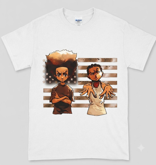 Summer t Shirts New Boondocks Creative Print for Men Women Couple Fashion
