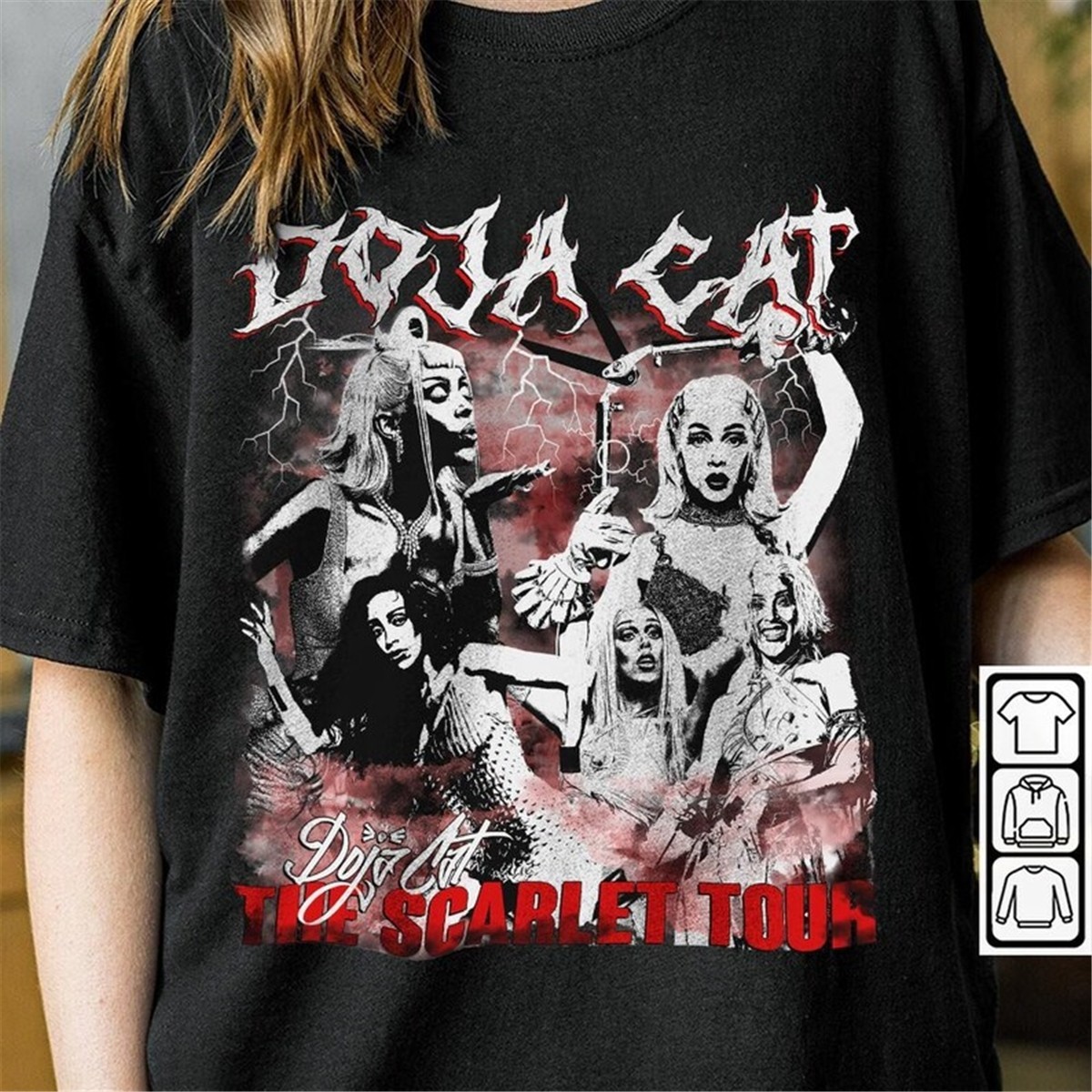Doja Cat Rap Shirt The Scarlet Cotton BlackUnisex S-234XL Shirt