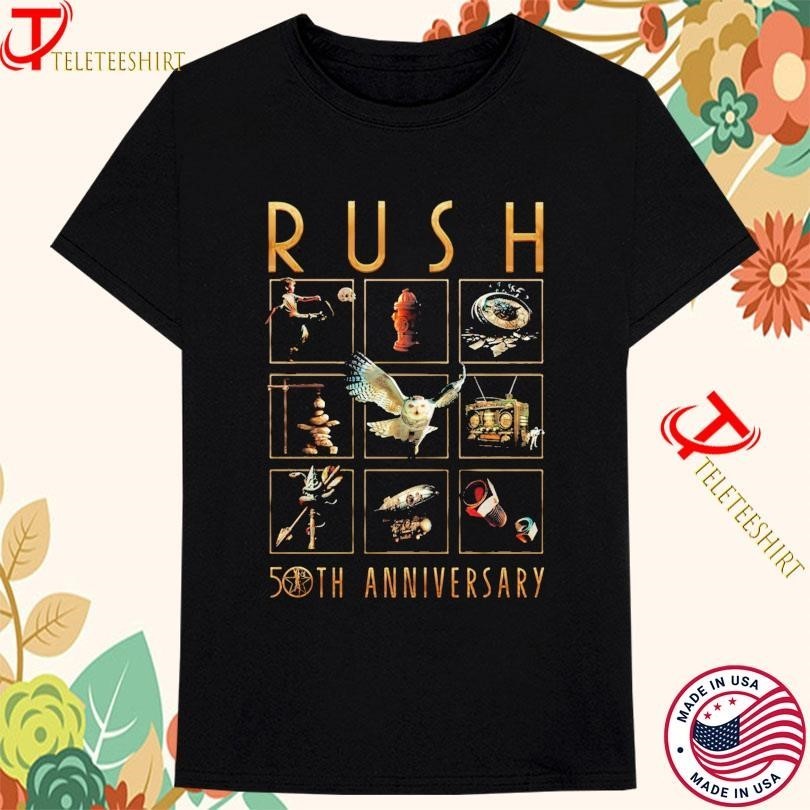 Rush 50Th Anniversary 2024 R50 Vignettes T-shirts All size shirt D1107