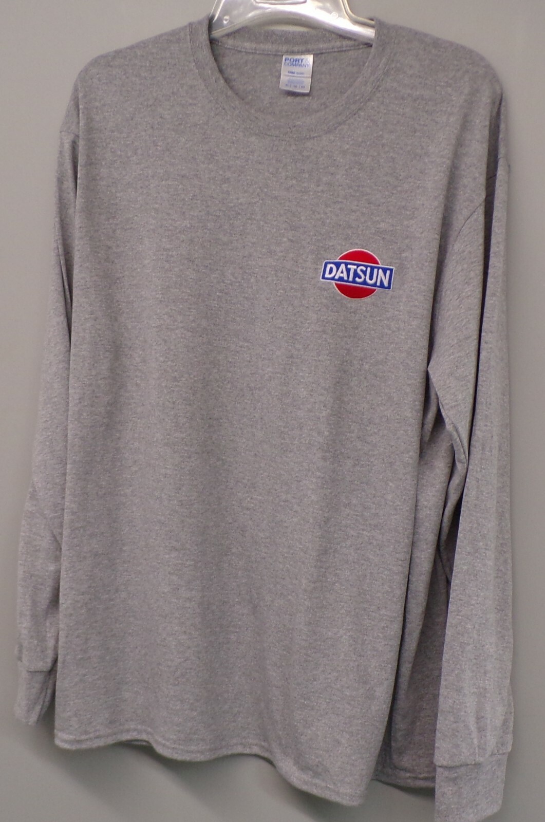 DATSUN Old Logo Embroidered Long Sleeve T-Shirt S-6XL, LT-4XLT Nissan New
