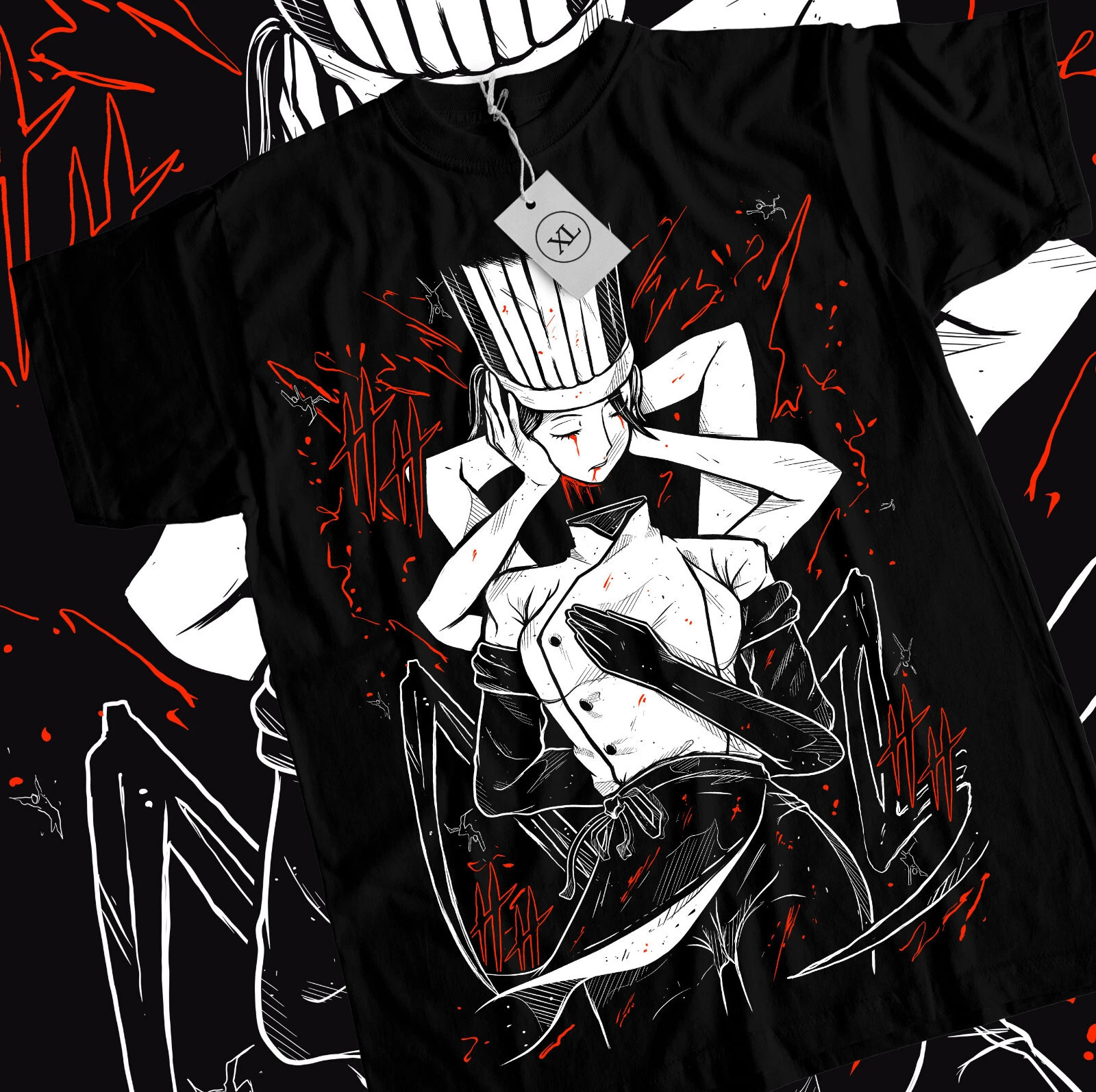 Falling Devil Chainsaw Man T-shirt Anime Manga Unisex