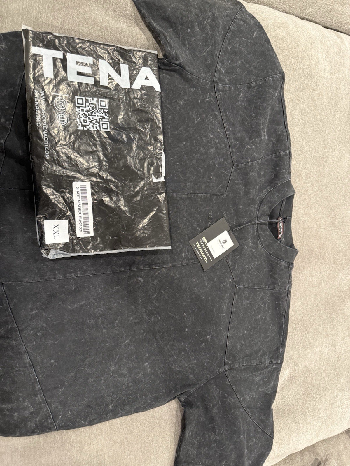 Tenaciti Stone Wash Tee NWT