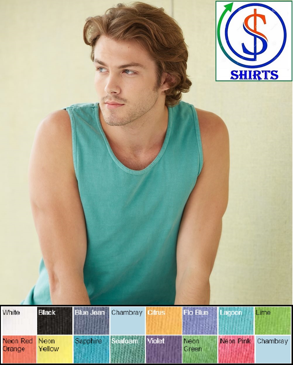 Brand New Comfort Colors 9360 Garment-Dyed Heavyweight Tank Top On Sale!