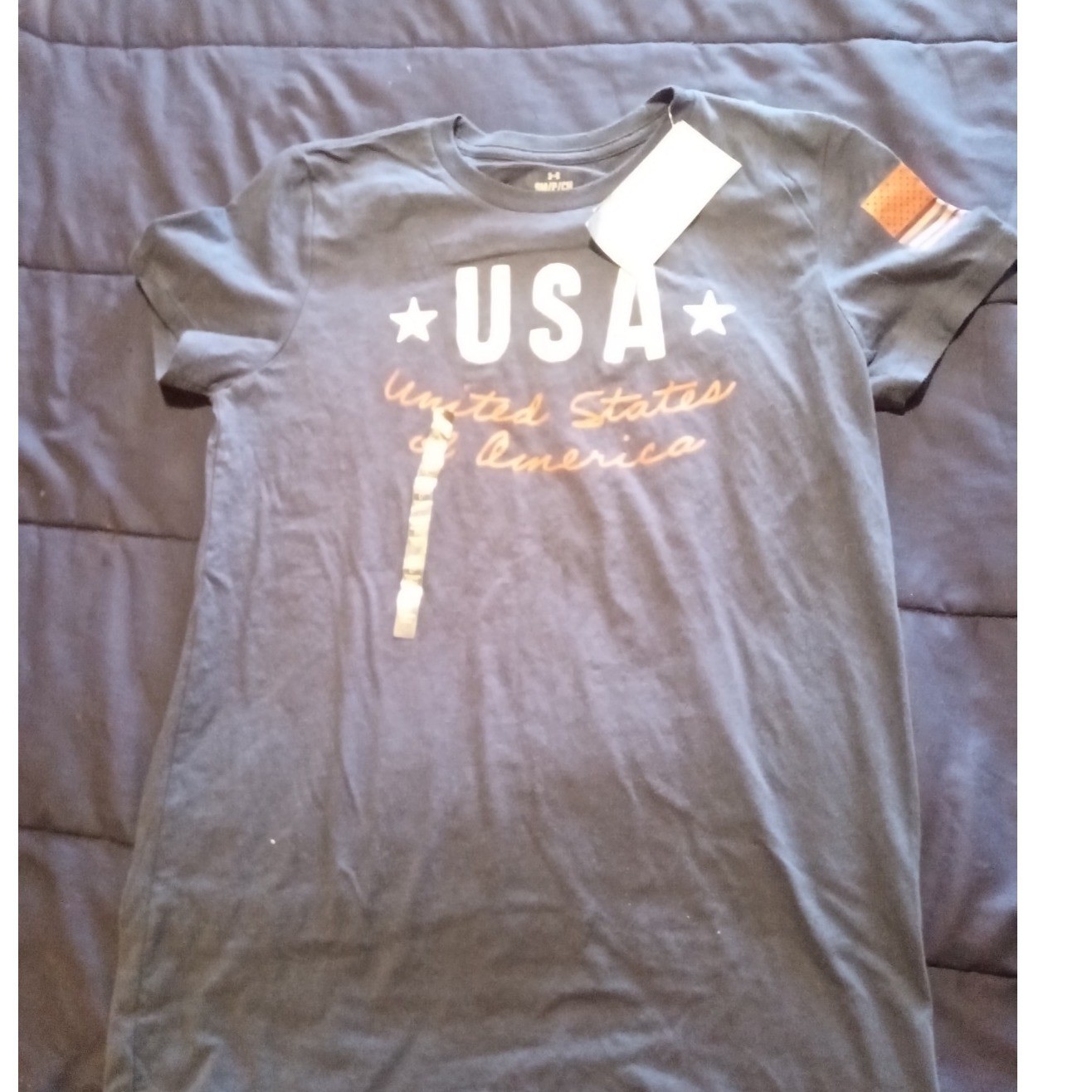 NWT Under Armour Men’s Freedom Vintage 1 T-Shirt Blue Size S