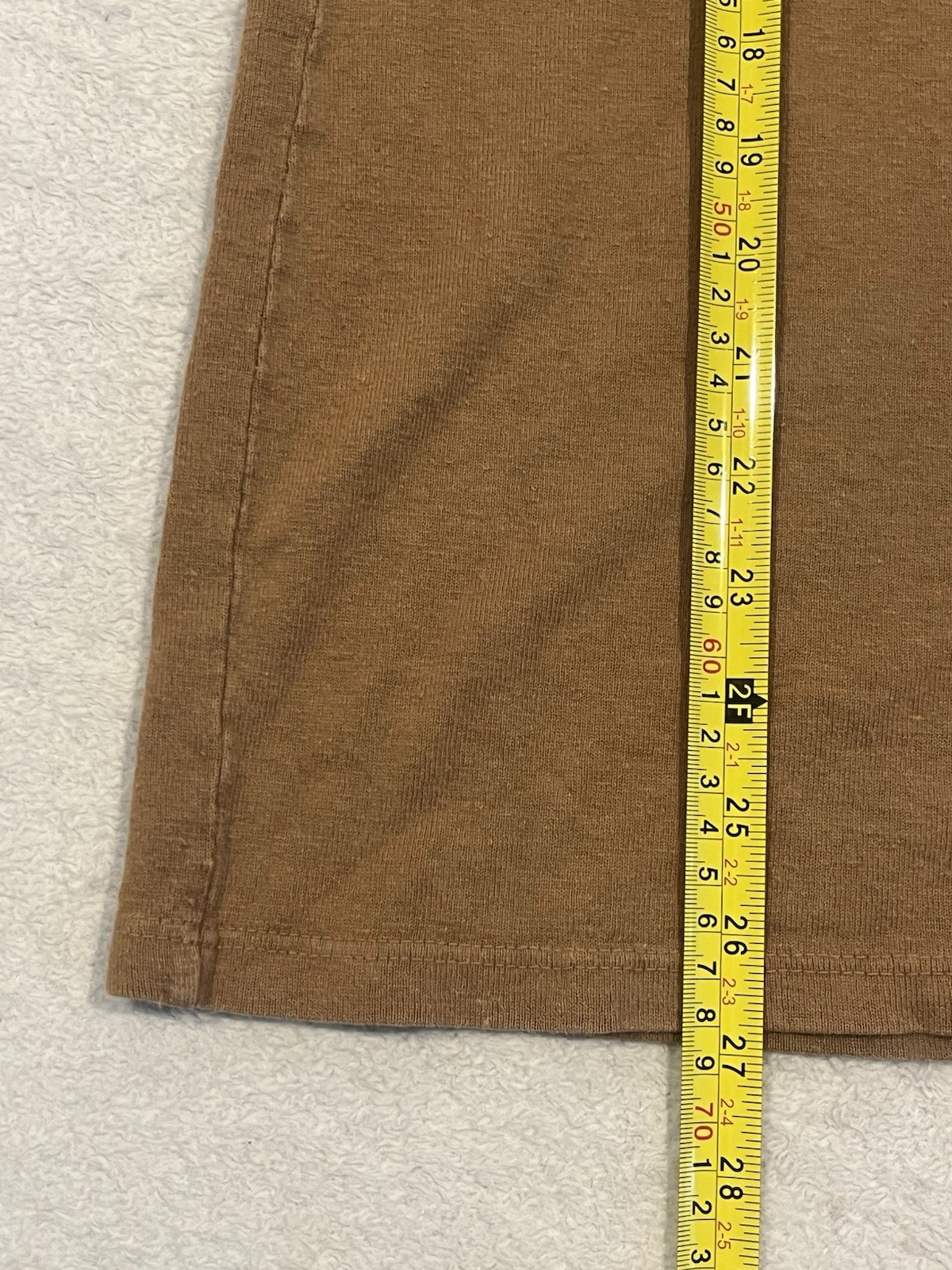 Jungmaven S/S T shirt Brown 55%Hemp 45%Organic Cotton Tee Men Size Medium