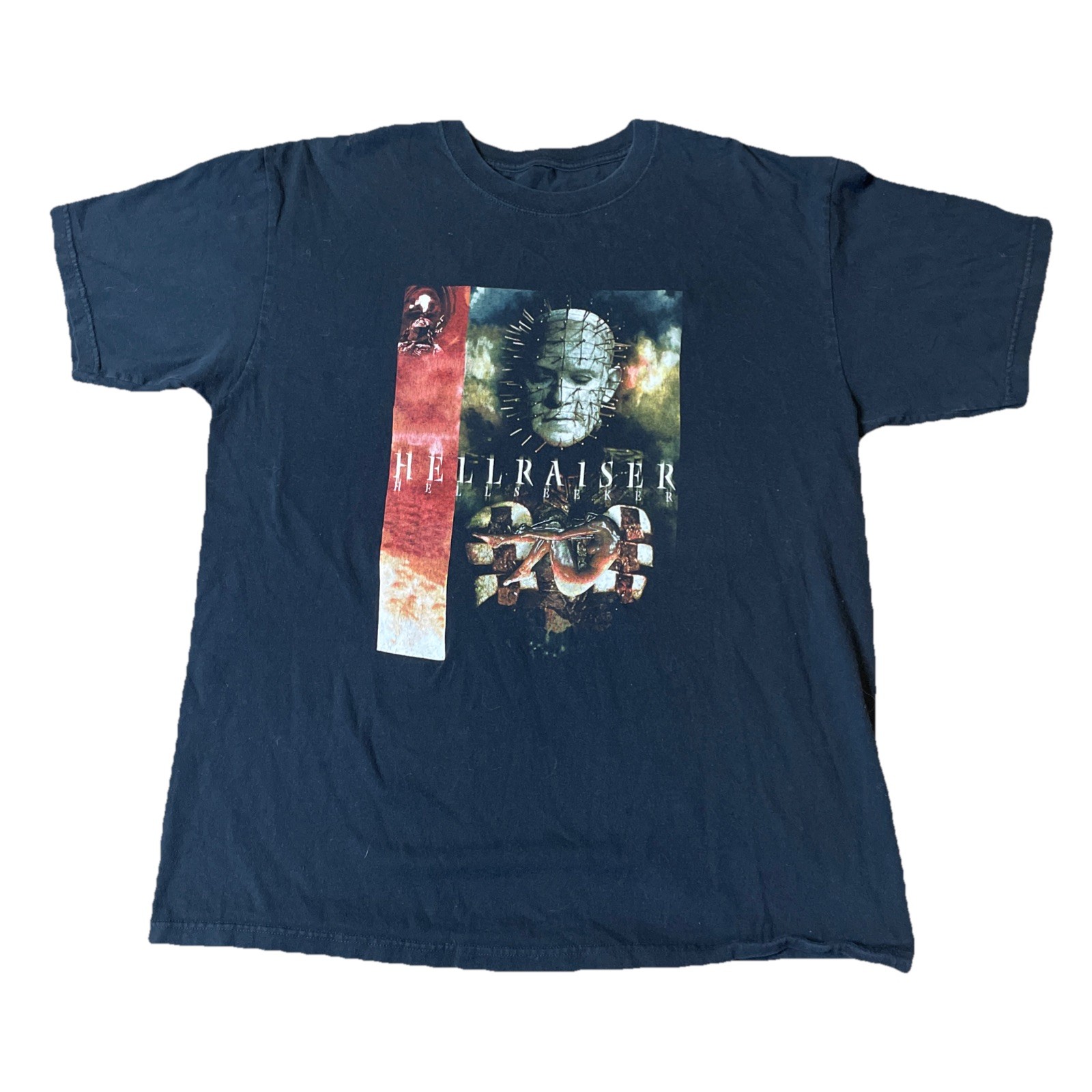 Vintage Y2K 2000s Hellraiser Hellseeker Pinhead Movie Film Promotional Shirt XL