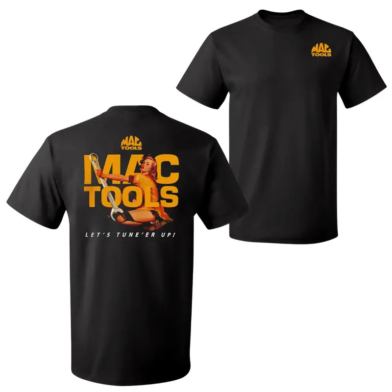 Mac Tools Girls T-Shirt Vintage Graphic Tee Men’s Cotton Short Sleeve Casual Men
