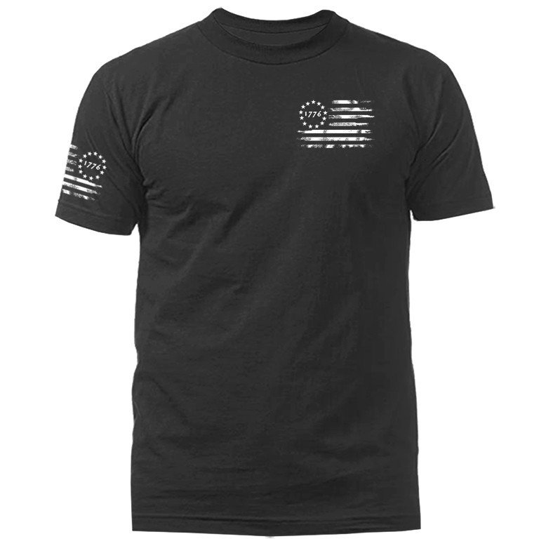 US Flag Crest USA American Pride Patriot Patriotic Graphic T-shirt