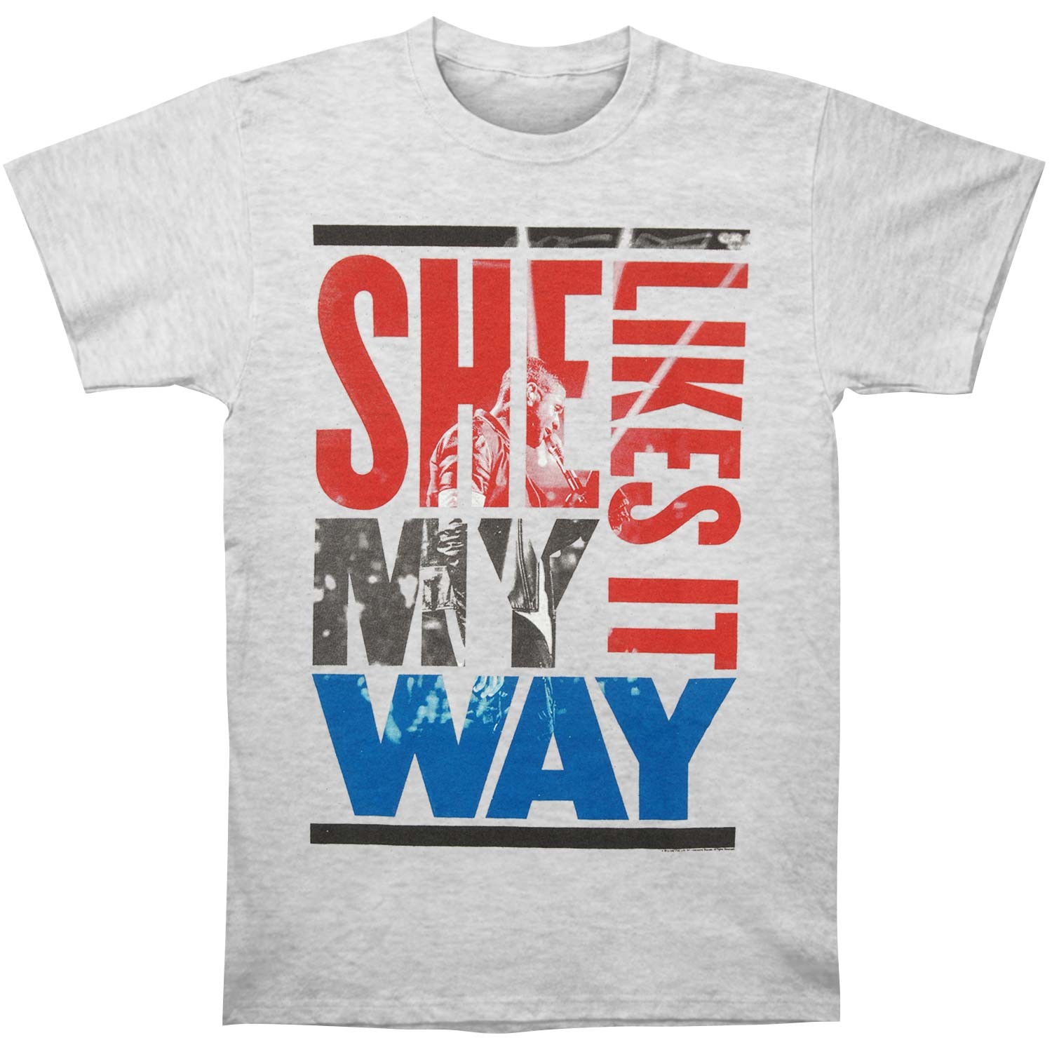Men’s Usher She Likes It My Way Tour T-shirt Small Grey