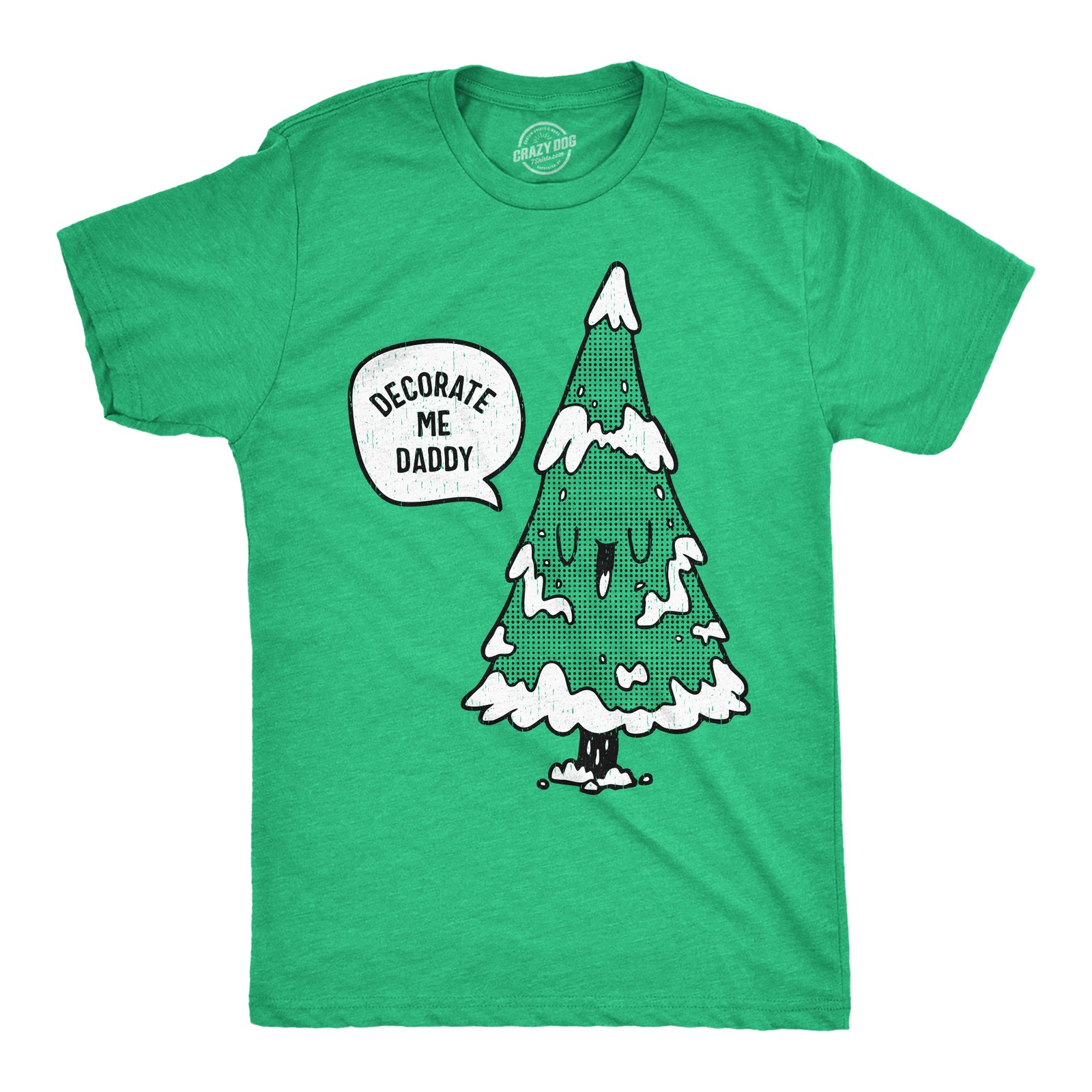 Mens Funny T Shirts Decorate Me Daddy Sarcastic Christmas Tree Graphic Novelty