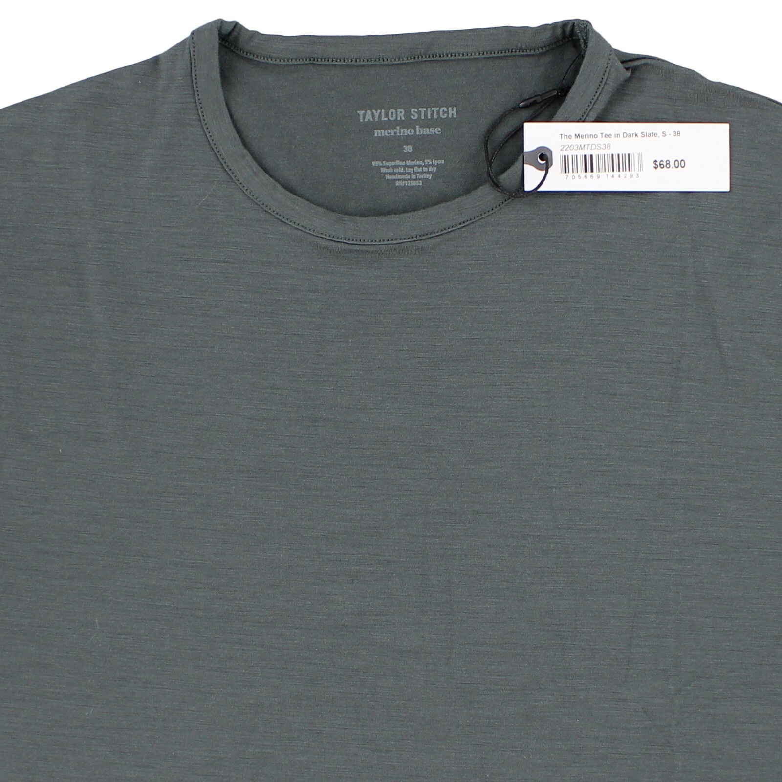 Taylor Stitch Men’s Merino Shirt Wool Moisture-Wicking Super Soft T-shirt $68