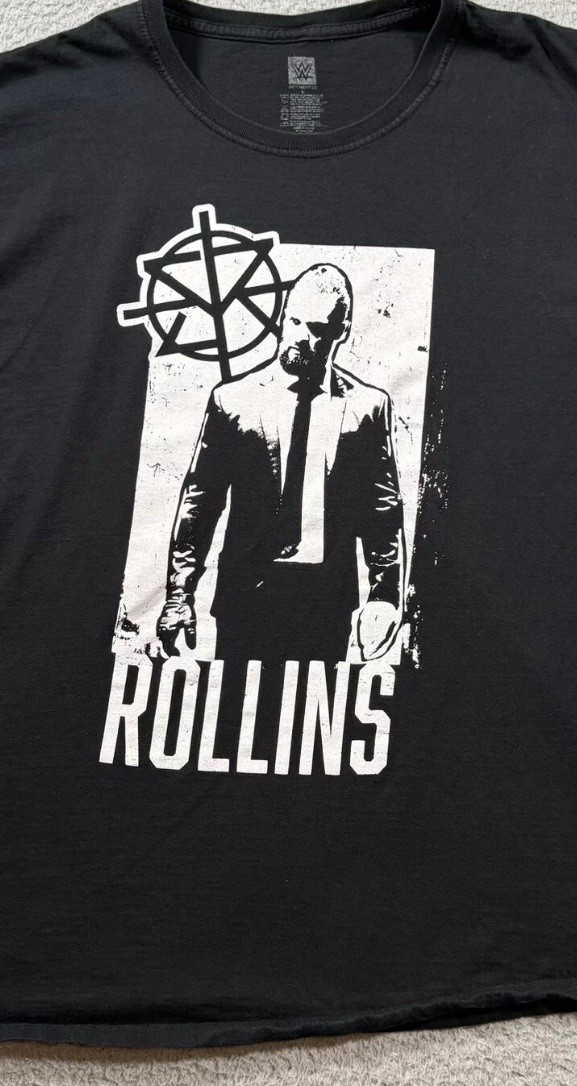 New Sealed WWE Seth Rollins For The Greater Good T-Shirt Authentic Medium