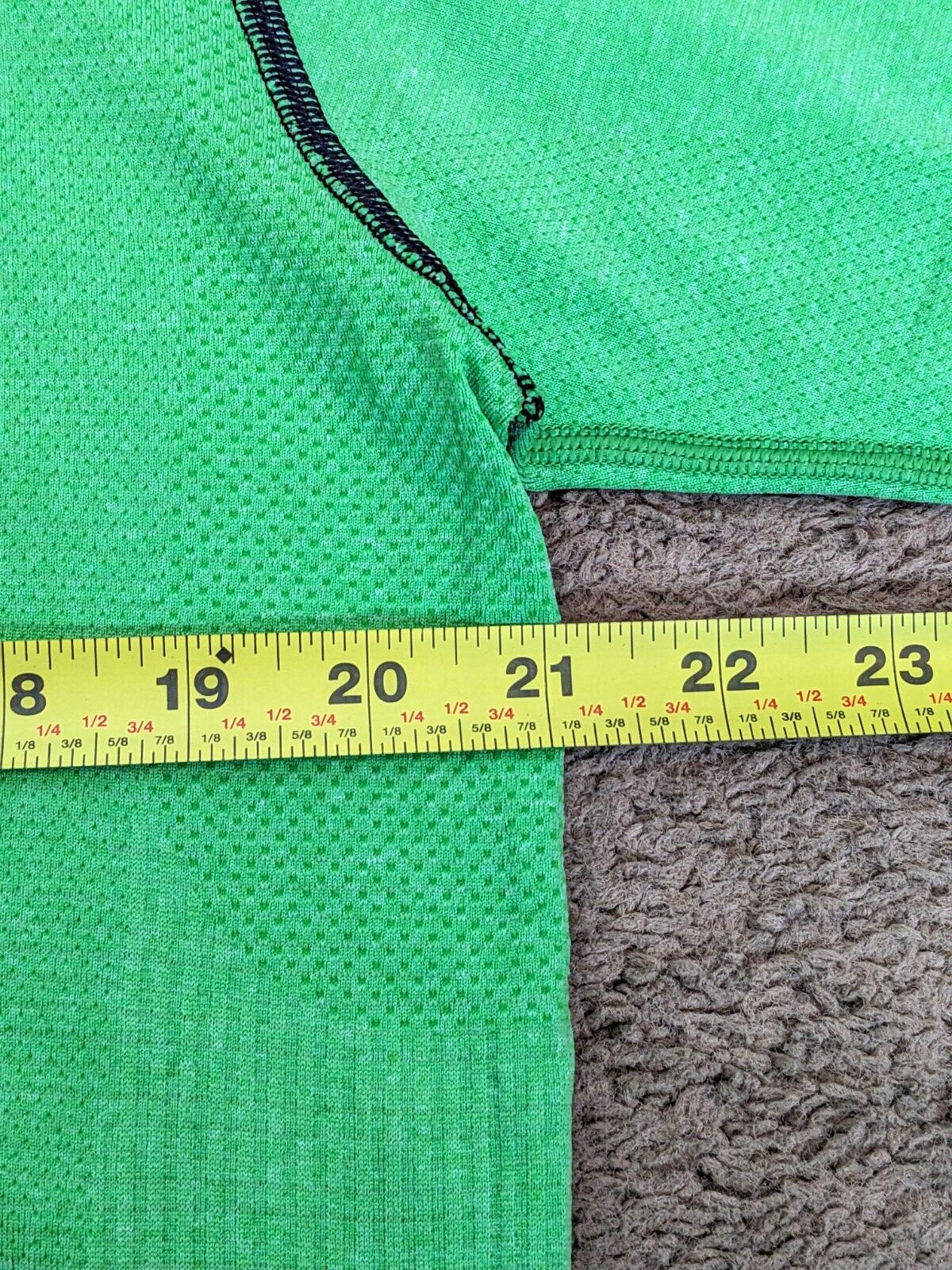 Lululemon Metal Vent Tech Training S/S Tee Electric Green Anti-Odor Stretch L