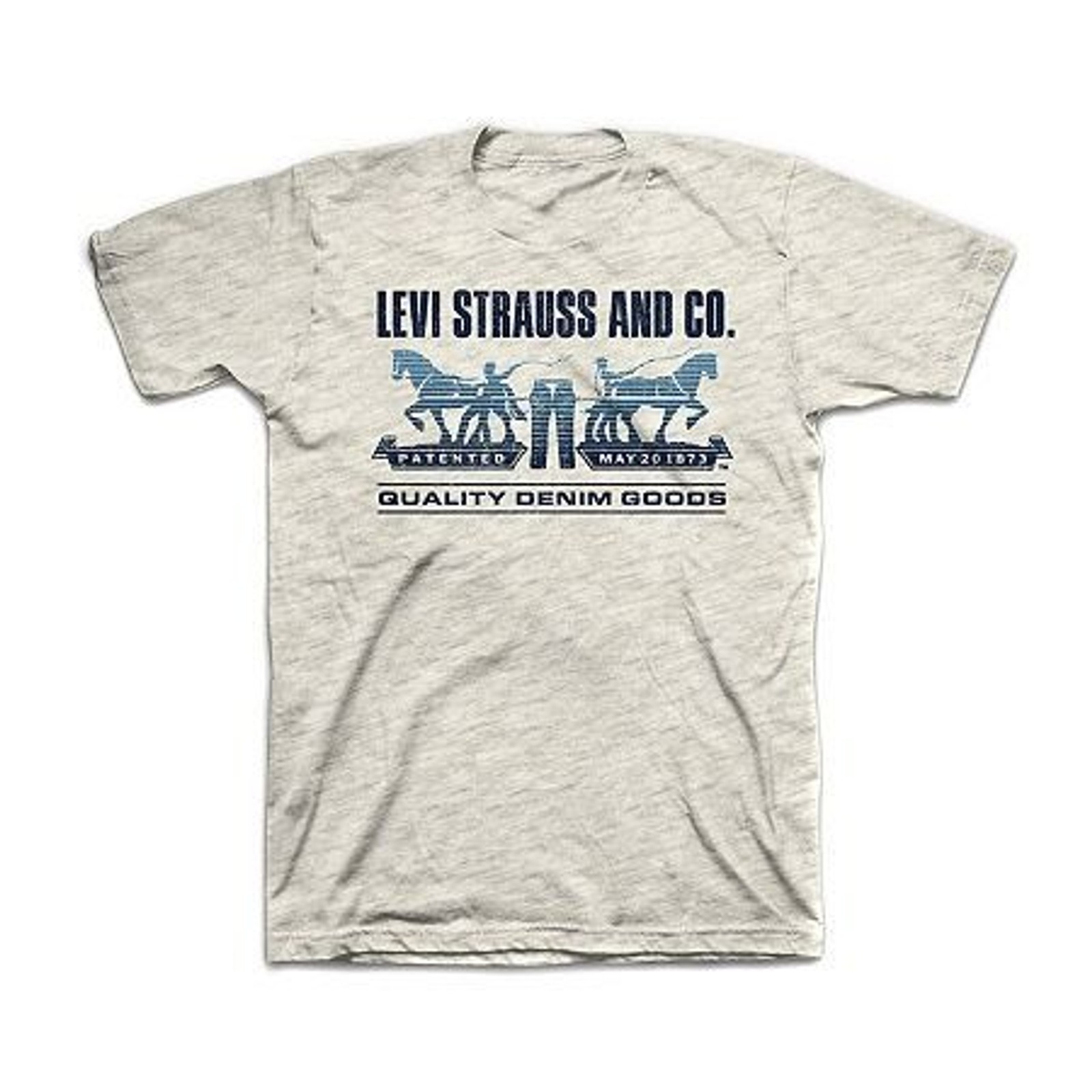 Levi’s Men’s Short Sleeve Regular Fit Graphic T-Shirt – Oatmeal – 3XLT