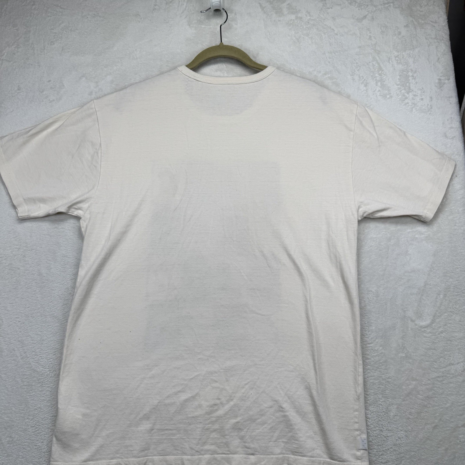 Vans Daniel Johnston Graphic T Shirt Mens Large Off White Artist Skate Art Tee