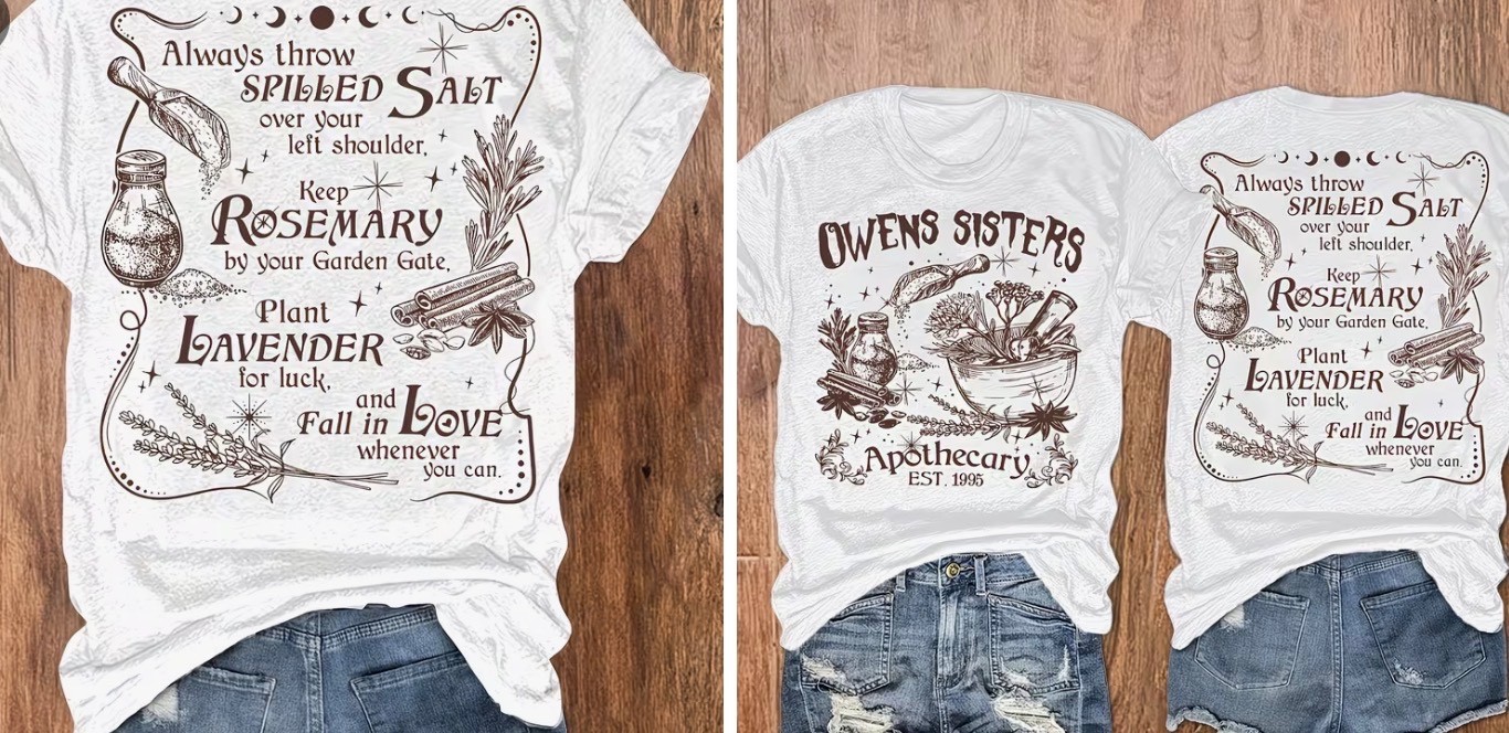 Practical Magic Movie Graphic Tee Multiple Sizes Available