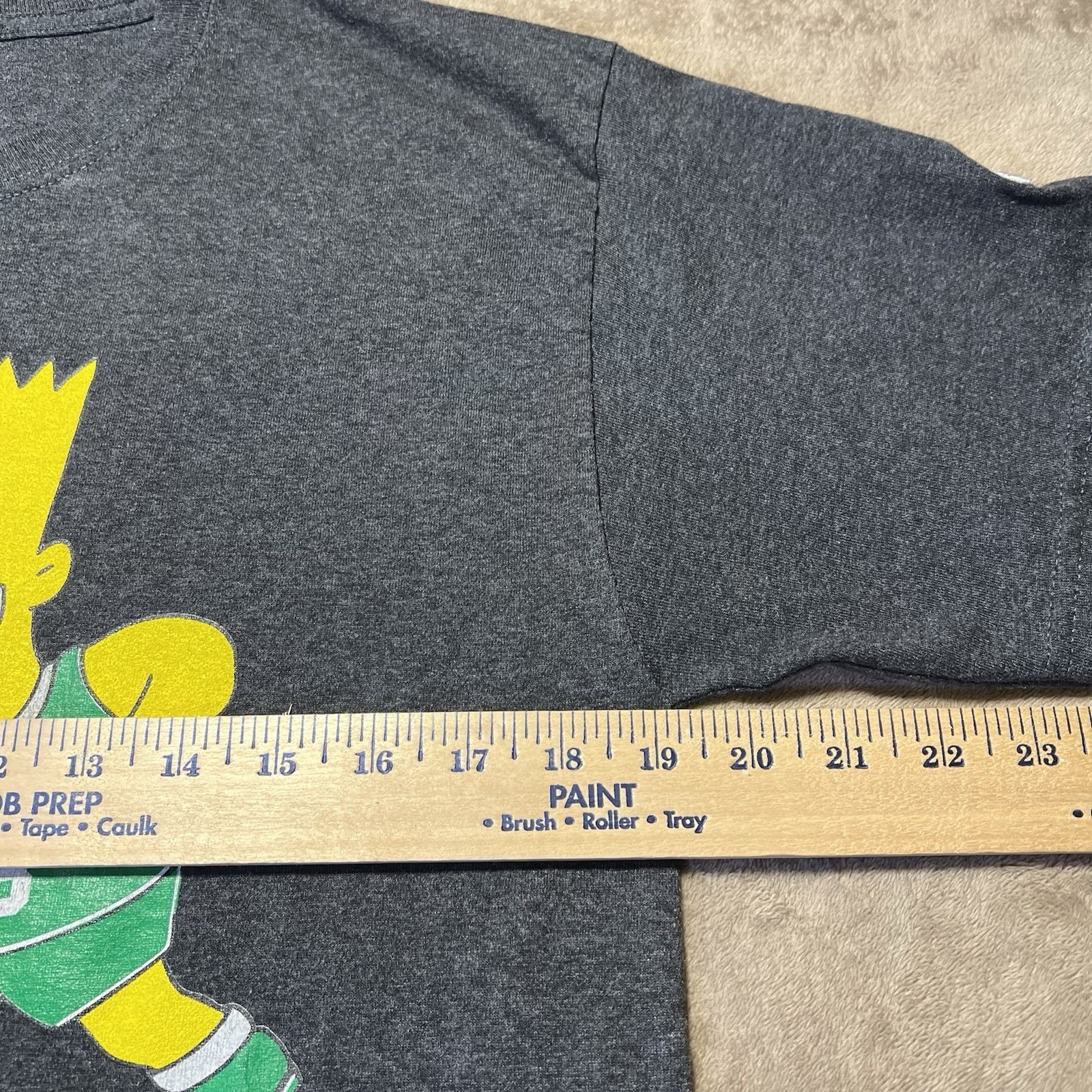 Mass Vintage x Champion Gray T Shirt Bart Simpson Celtics 33 Basketball Mens M