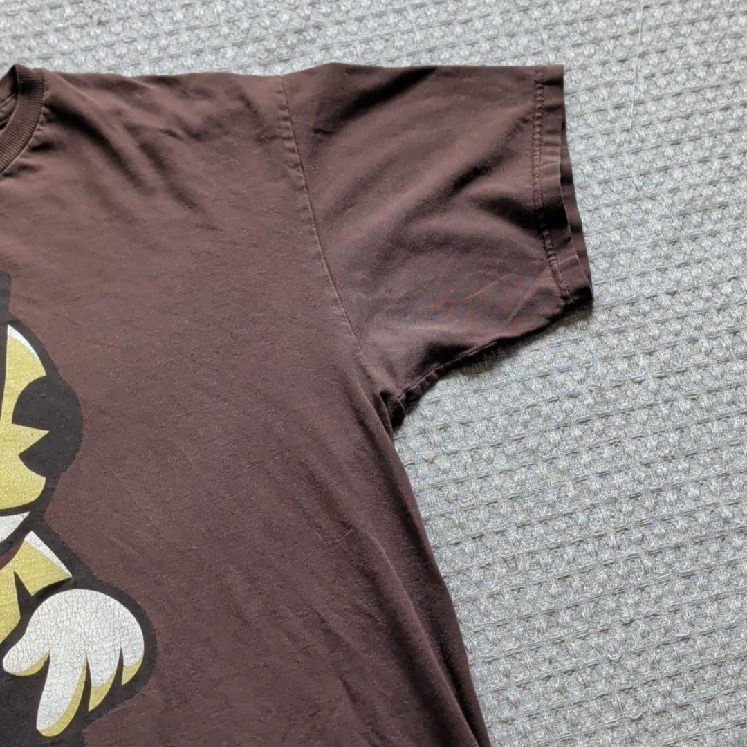 Kidrobot Shirt Mens Medium Brown Mascot Robot Graphic Tee Made USA Streetwear