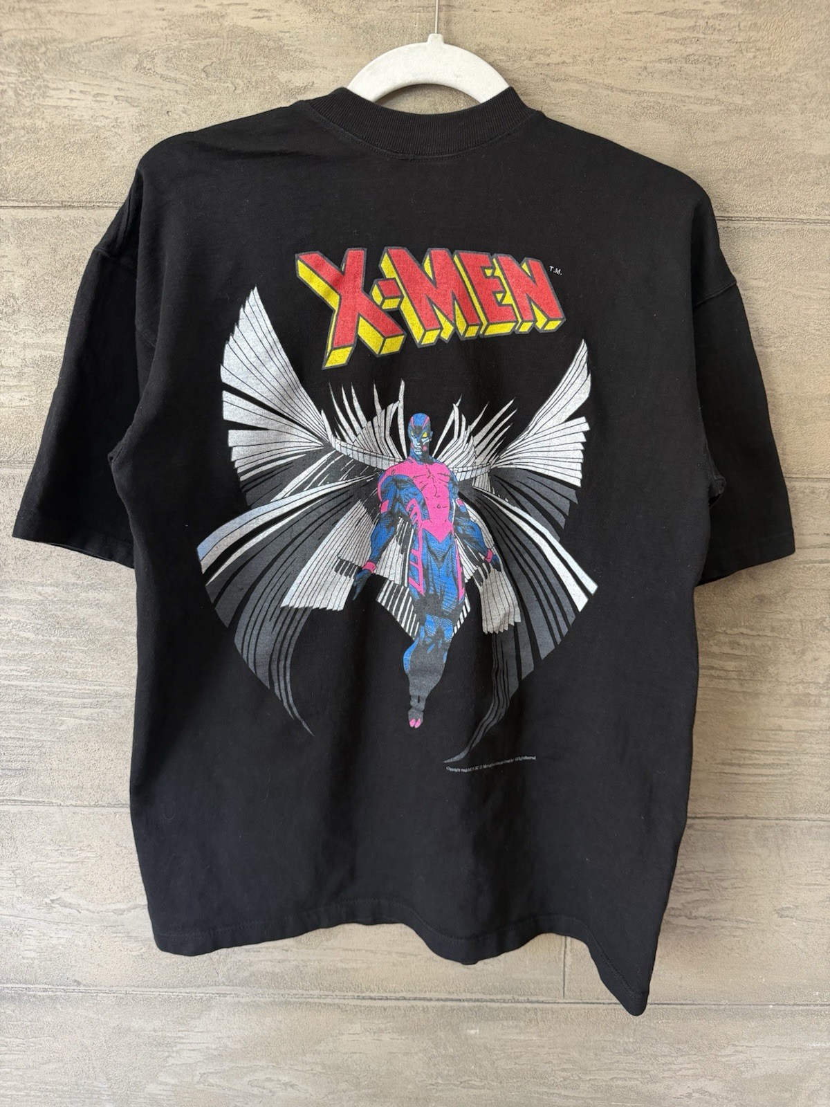 Vintage 90s Marvel X-Men Shirt Sz L Universal Studios Mutant Gear