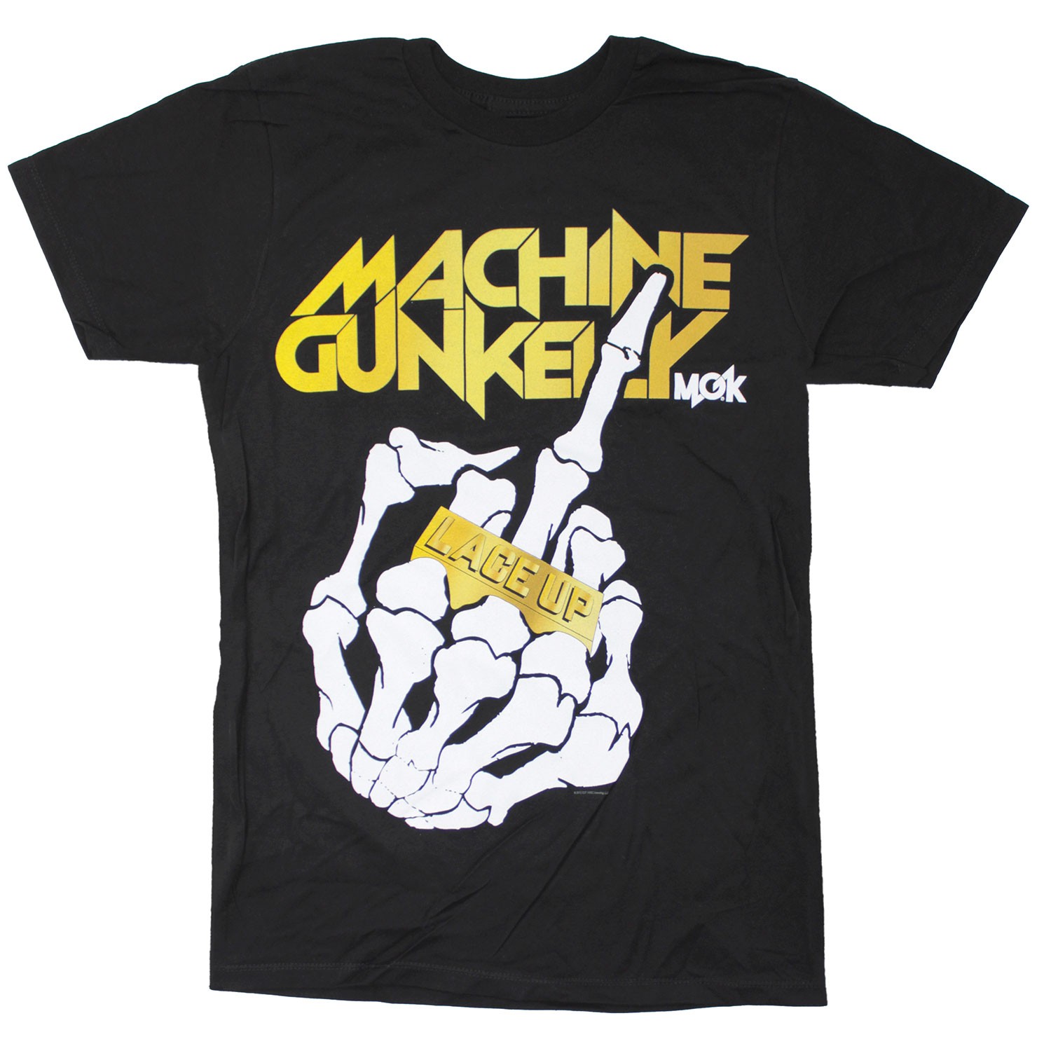 Men’s Machine Gun Kelly (Music) Finger Tee T-shirt Small Black