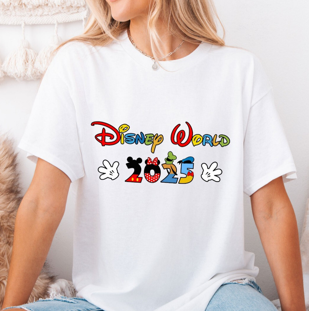 Disneyworld 2025 Shirt, Mickey and Friends, Disneyland Family Vacation Shirt