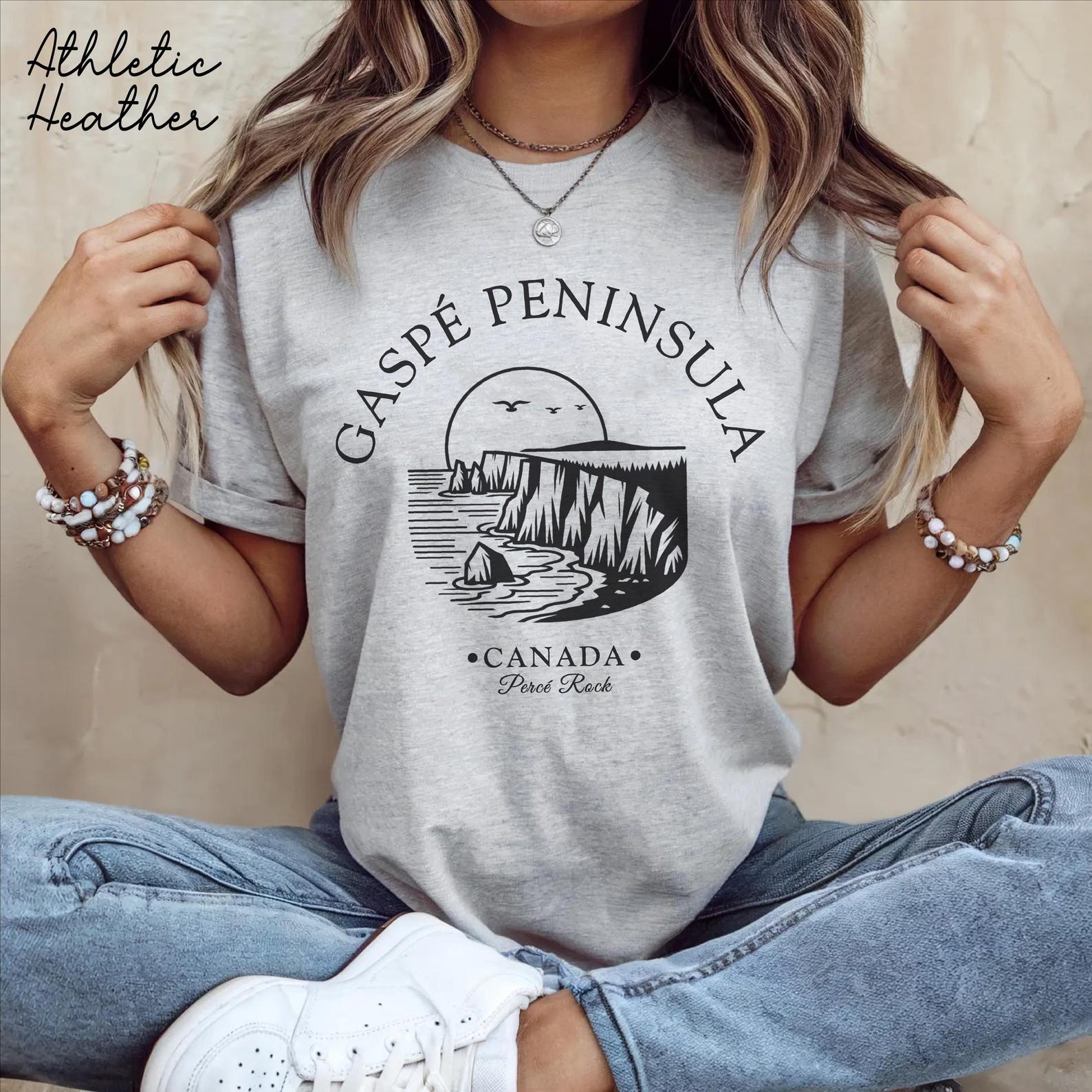 Gaspé Peninsula Shirt Travel Gift for Canada Trip Lovers Souvenir Tee