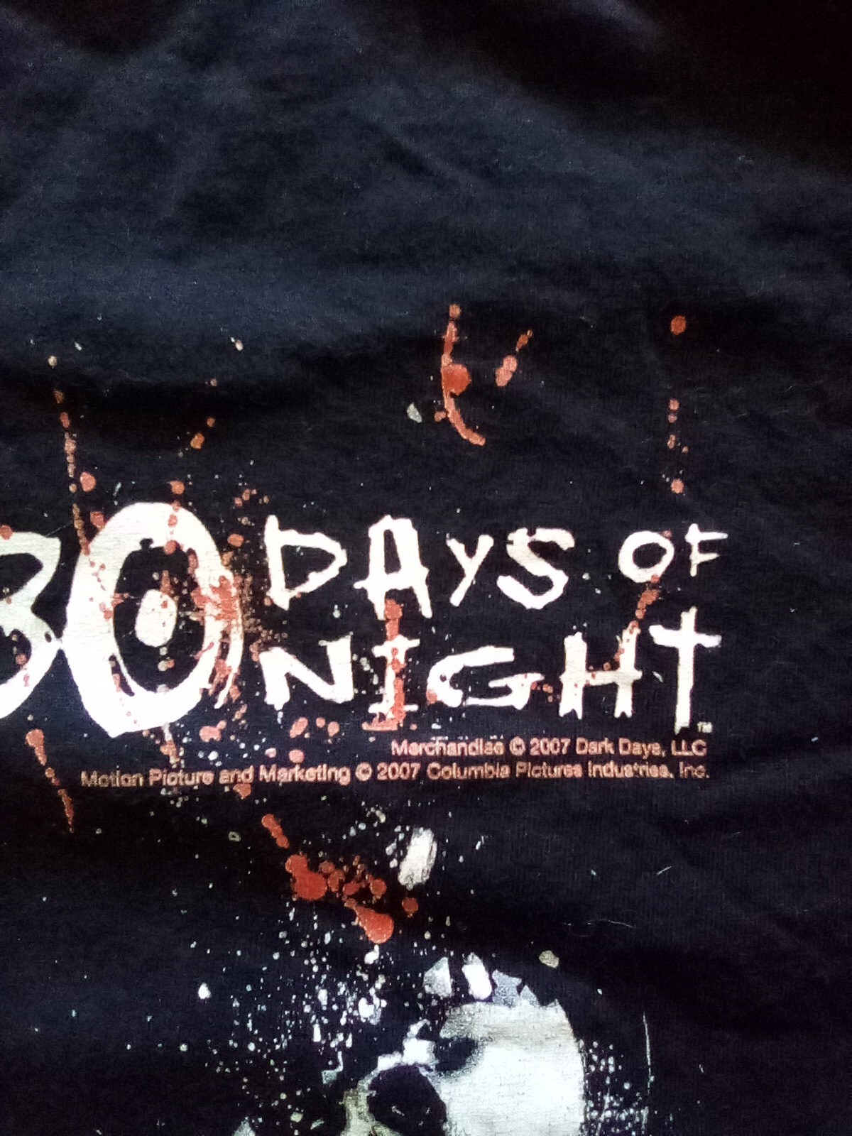 vintage 30 Days of Night 2007 motion picture T-Shirt Size S