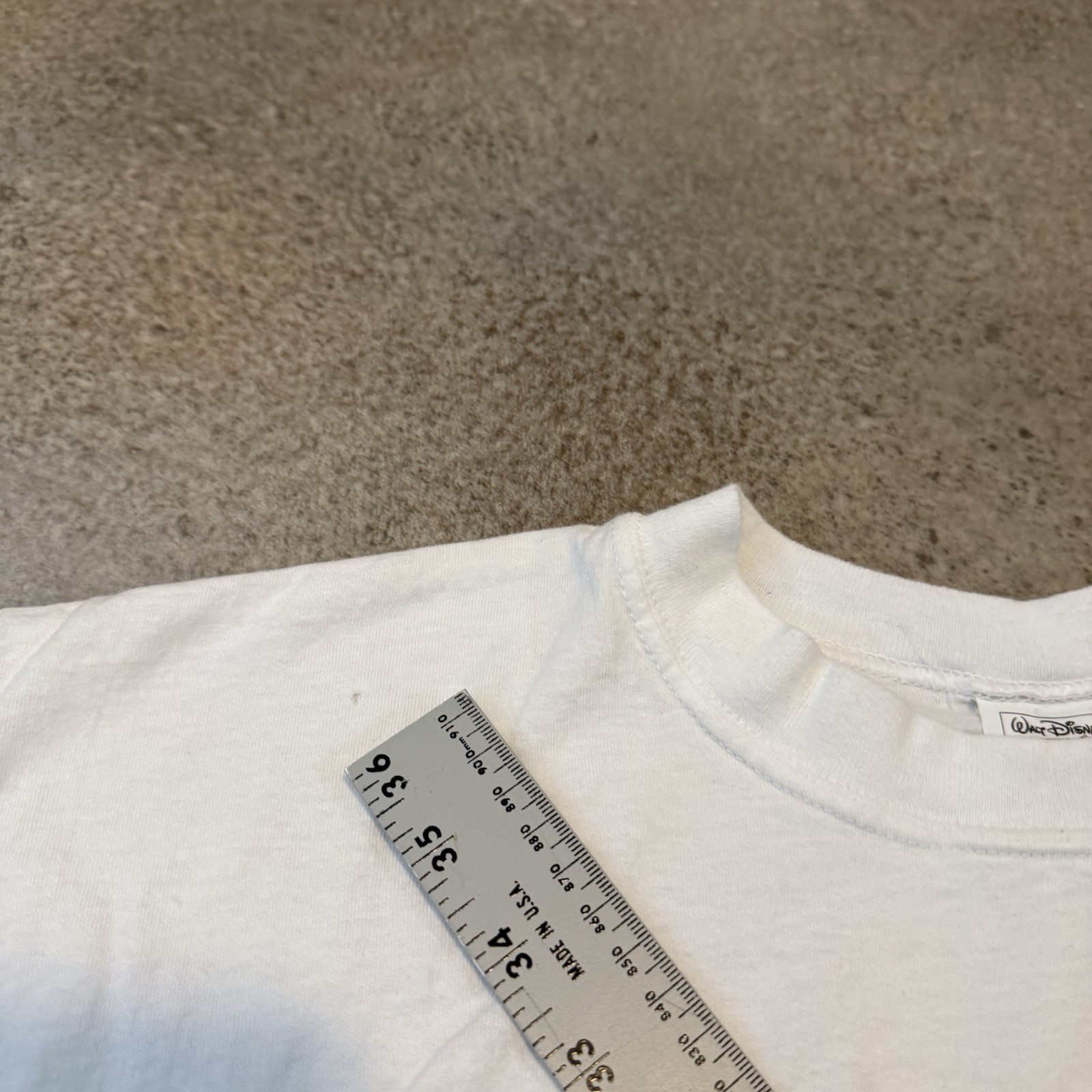 Vintage 90s 101 Dalmatians Walt Disney Tee Shirt Fits XL White Movie Heart 1990s