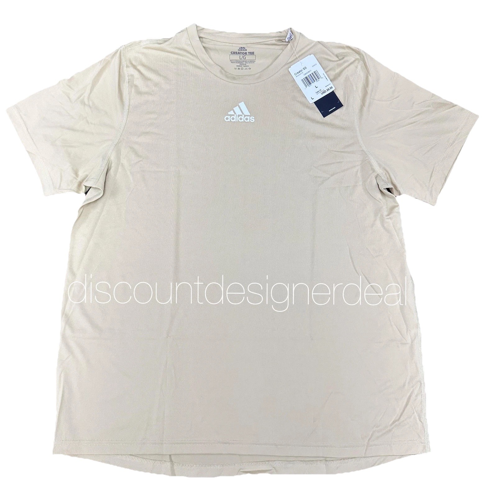 adidas Creator Short Sleeve Shirt Men’s White New with Tags All Colors Available