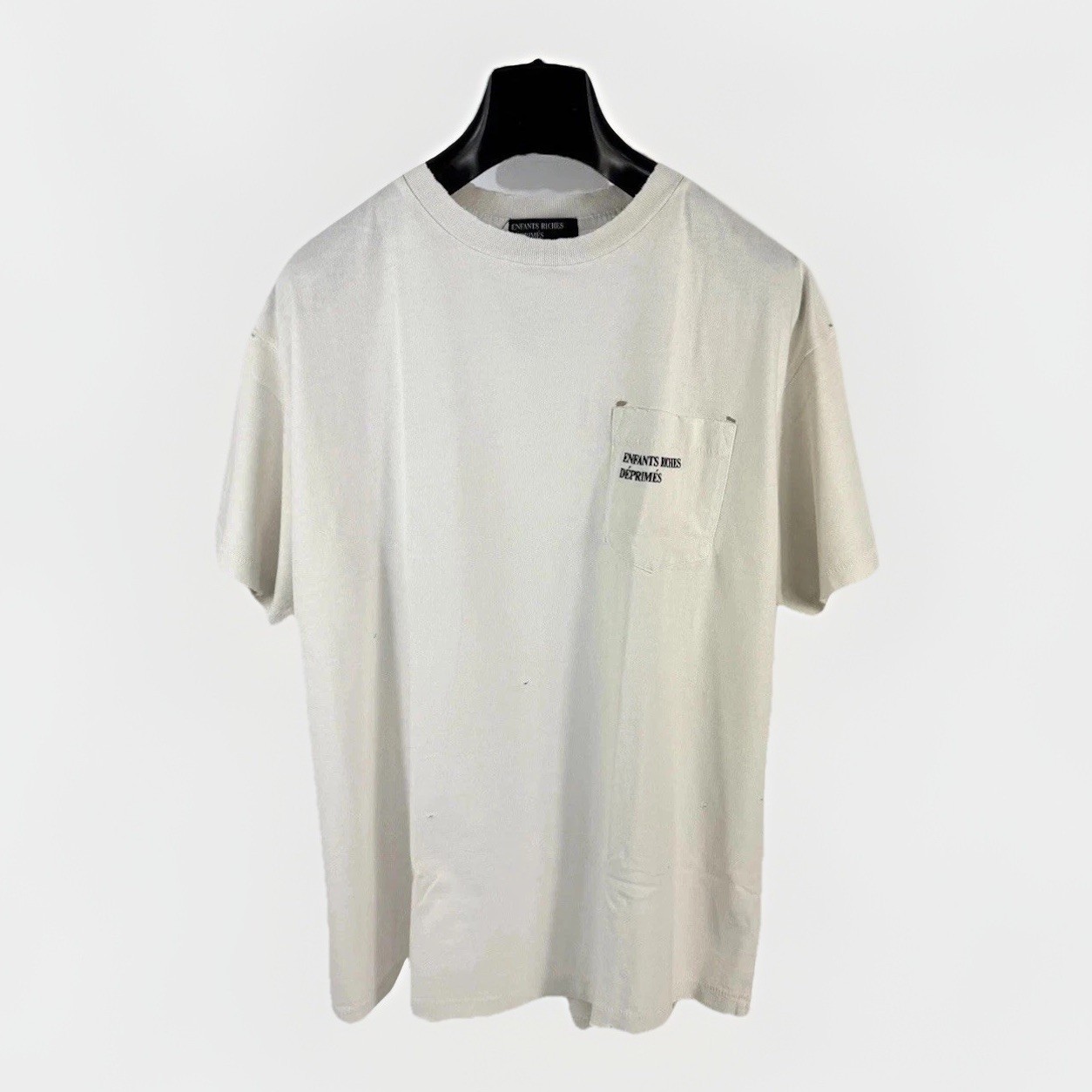 Enfants Riches Deprimes – Logo Print Distressed T-Shirt Size: M