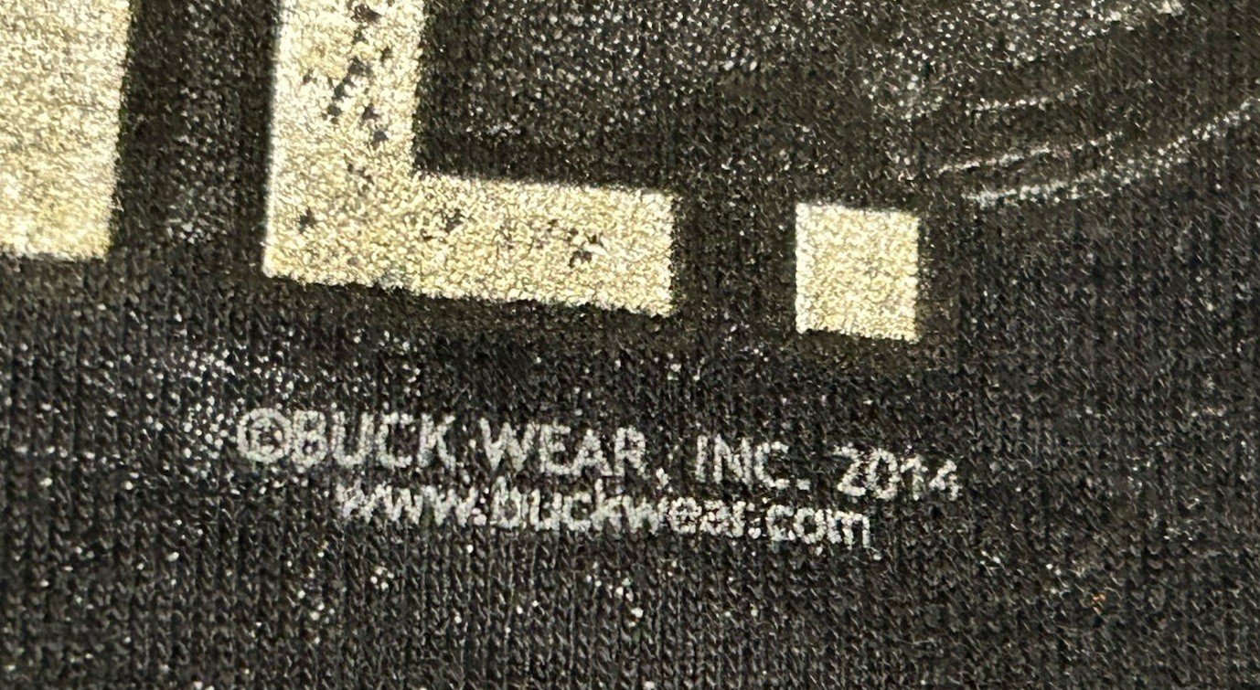 Buck Wear Gun Safety Rule #1 Carry One 2nd Amendment Shirt Men 2XL Black 2014