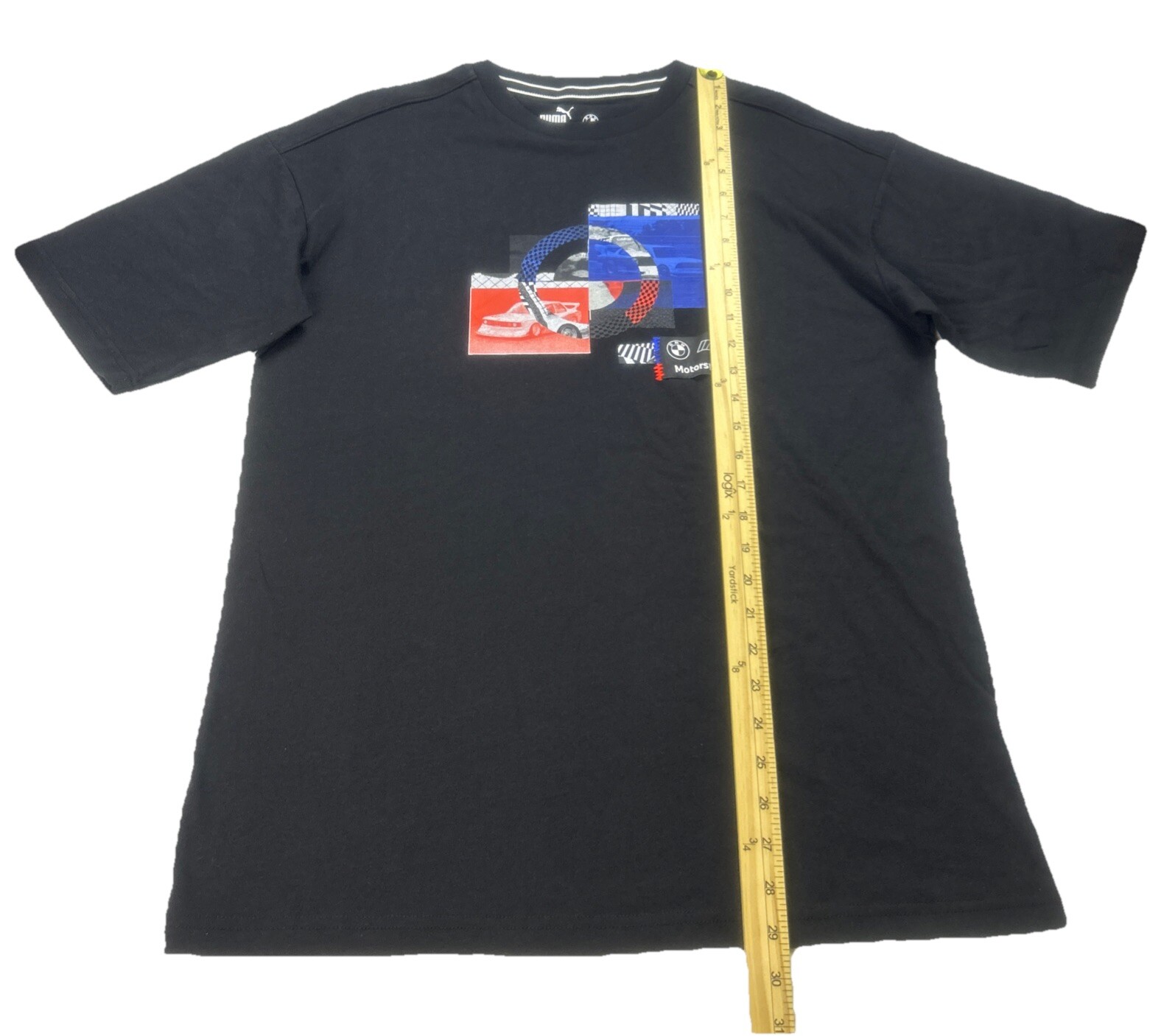 Puma ESS+ BMW Motorsport Logo Tee Black Men’s Size S Standard Fit NWT