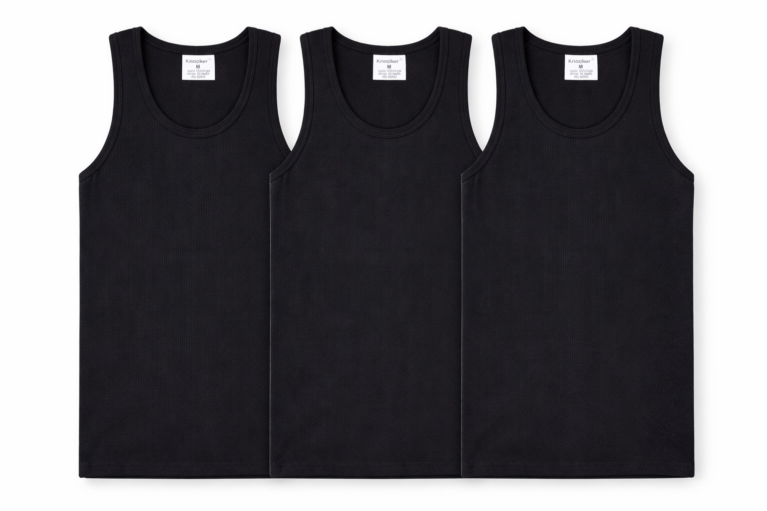 Lot 3, 6, 12 Men Tank Top 100% Cotton A-Shirt Wife Beater Ribbed Pack Undershirt