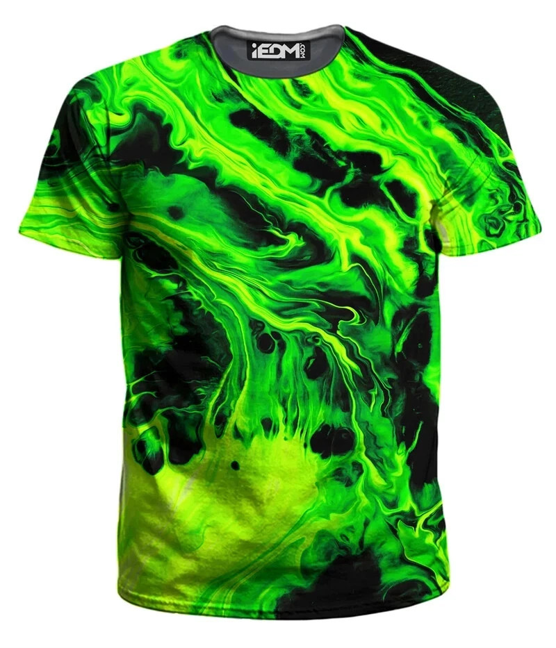 Men’s T-Shirts 3D Print Colorful Pattern Round Neck T-Shirts Casual for Men