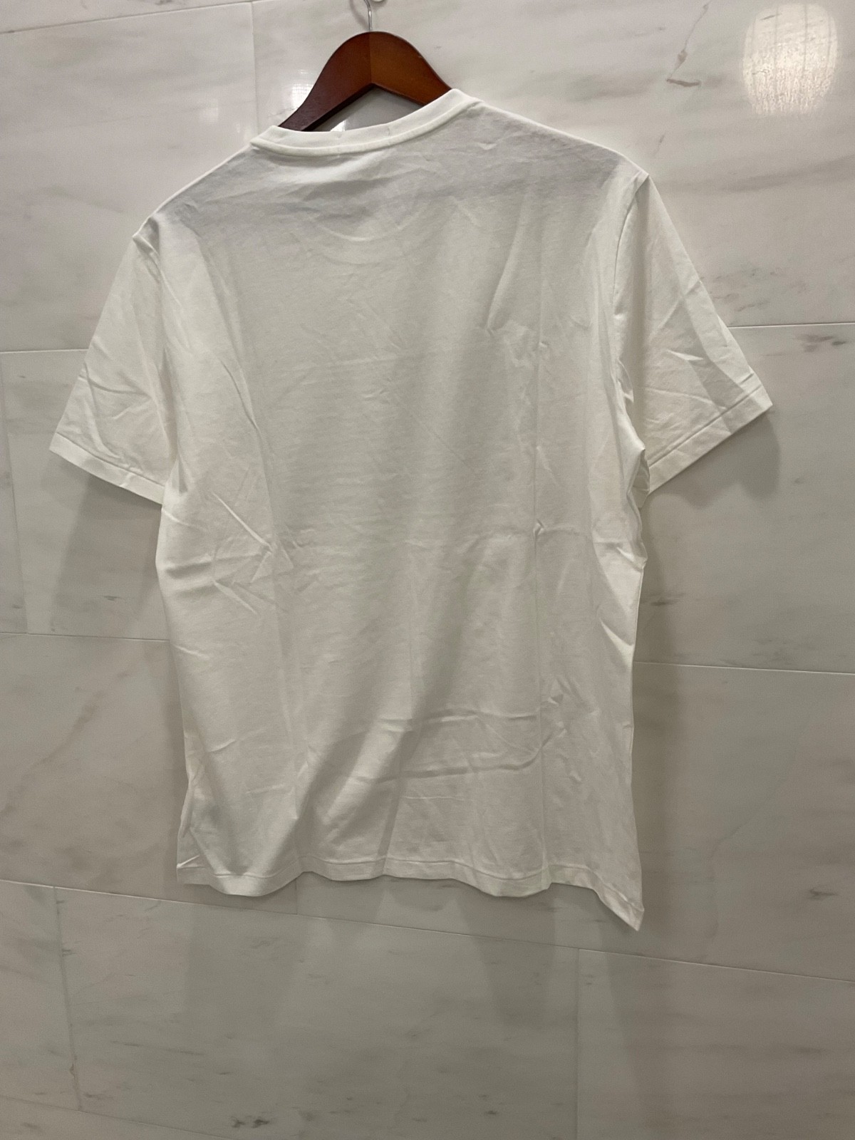 Polo Ralph Lauren White Distressed AMERICAN FLAG Appliqué Short Sleeve T Shirt