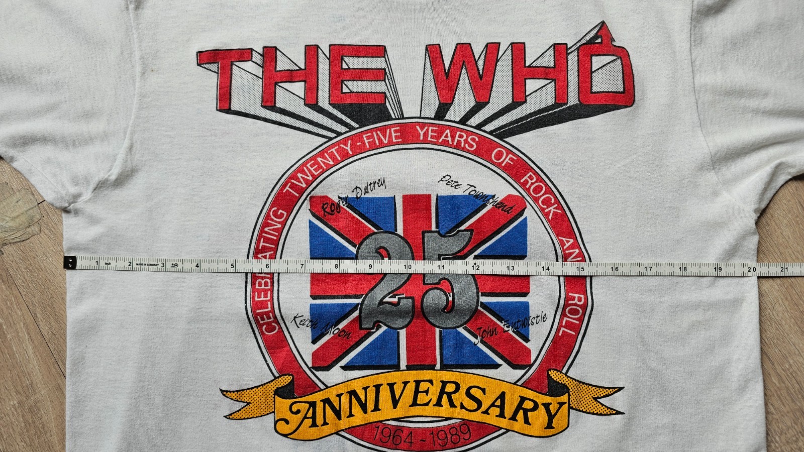 Vintage 1989 The Who 25th Anniversary Tour T Shirt Single Stitch Screen Stars L