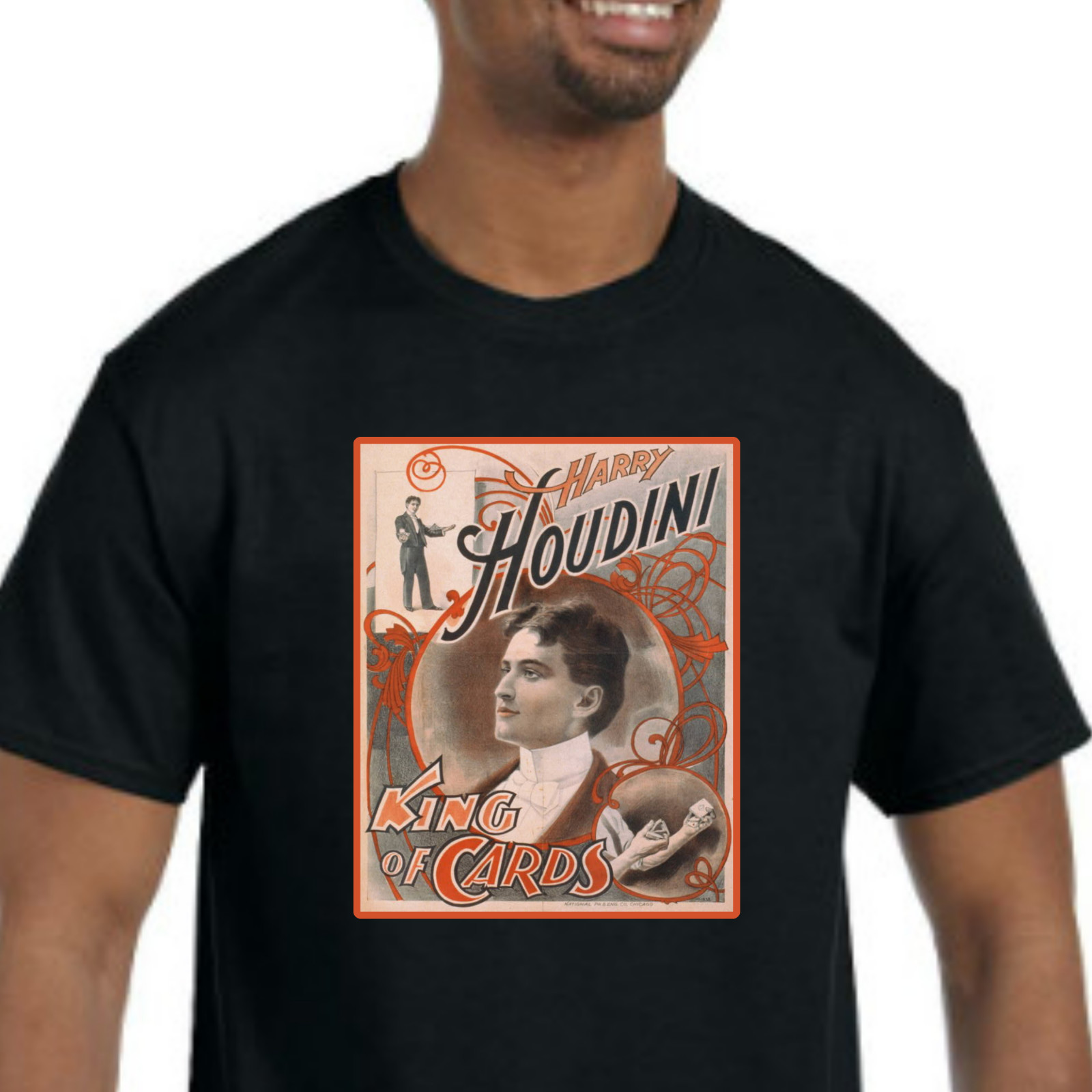 Harry Houdini T-Shirt NEW *Pick your color & size* magician