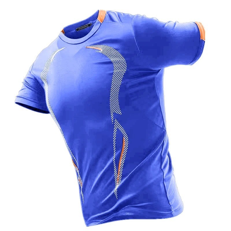 Men’s Quick Dry Running T-Shirt Breathable Fitness Training Gym Top Sweatshirt
