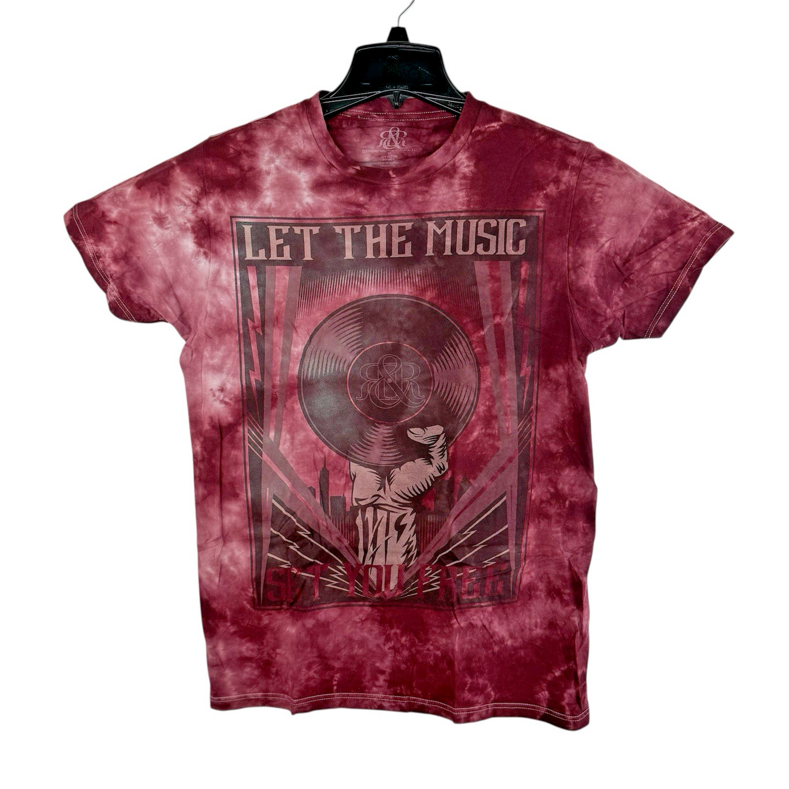 ROCK & REPUBLIC Mens Tee T Shirt Music Graphic Rock Metal Punk Band Vintage NEW