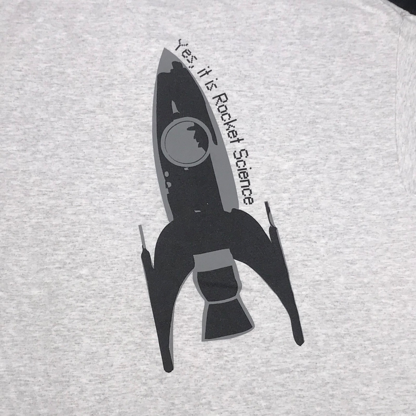 VTG Y2K J.A.N.N.A.F. “Yes its Rocket Science” Space Research (L) Gray T-Shirt